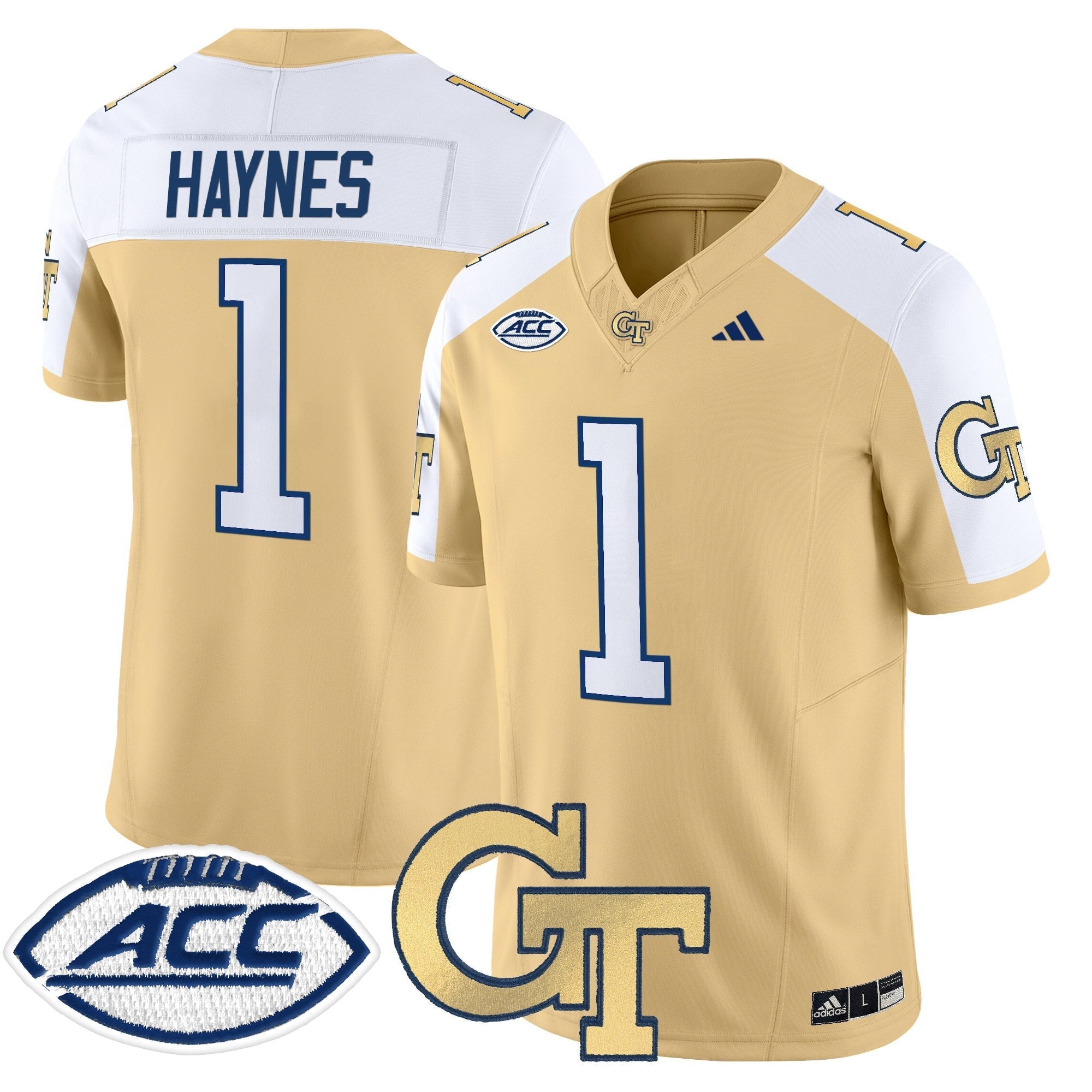 Georgia Tech Yellow Jackets 2025 Vapor Limited Jersey - All stitched