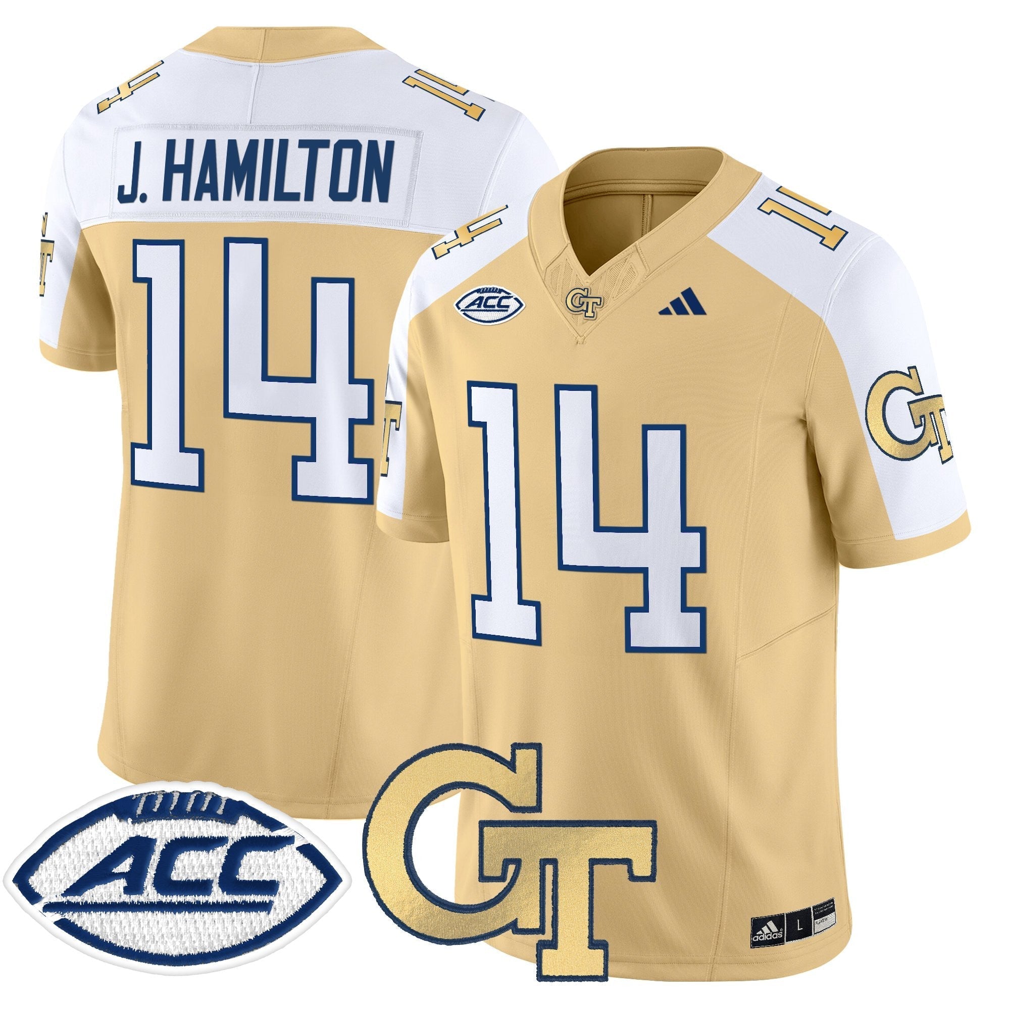 Georgia Tech Yellow Jackets 2025 Vapor Limited Jersey - All stitched