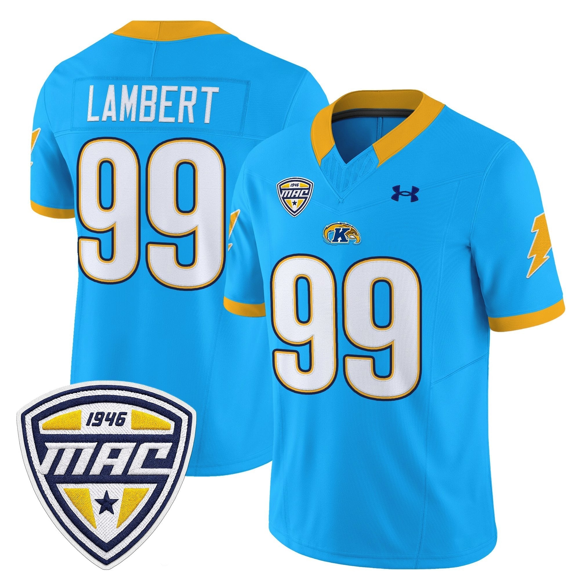 Kent State Golden Flashes 2025 Vapor Limited Jersey - All Stitched