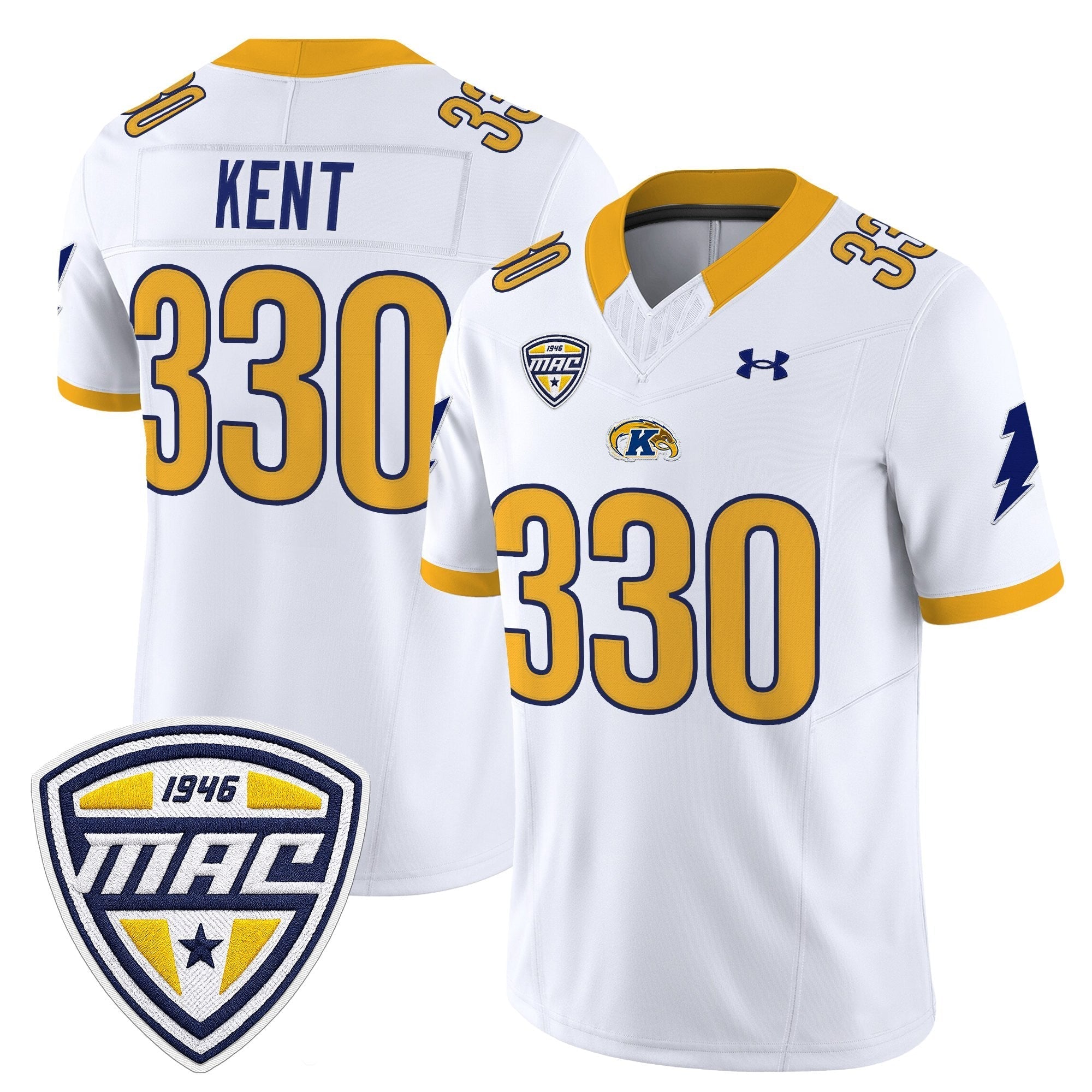 Kent State Golden Flashes 2025 Vapor Limited Jersey - All Stitched
