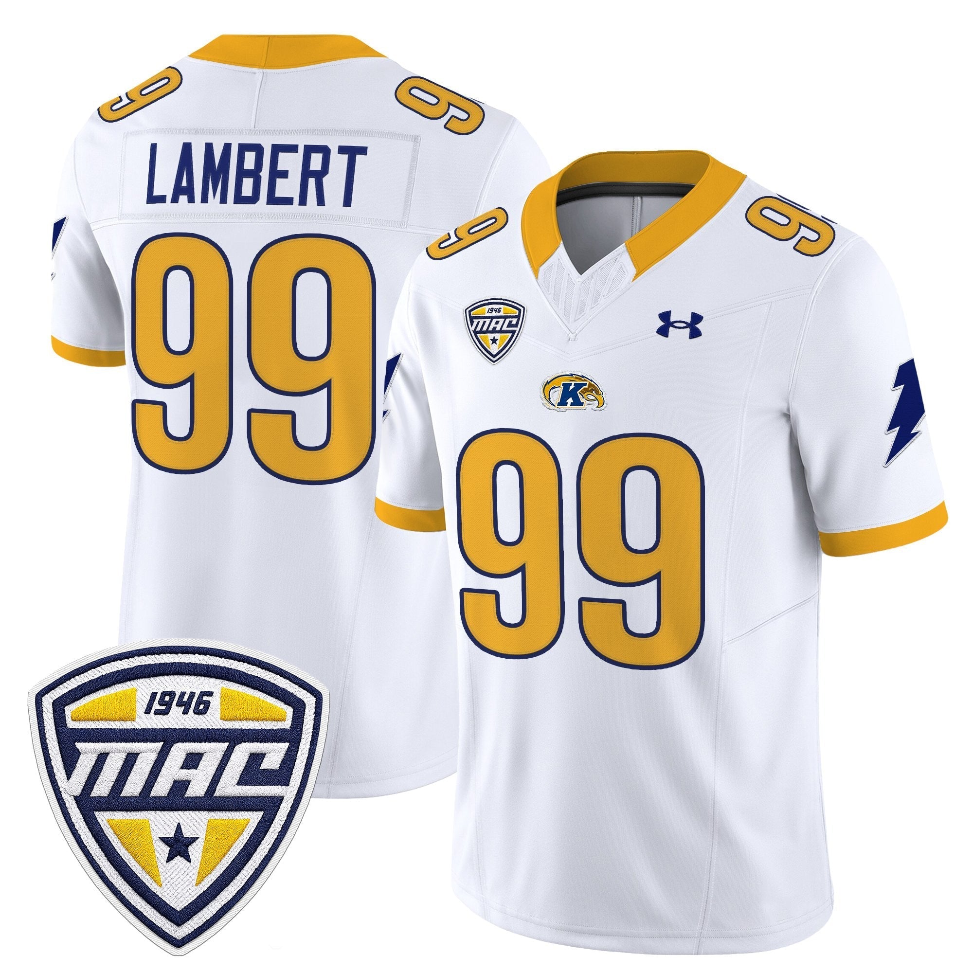 Kent State Golden Flashes 2025 Vapor Limited Jersey - All Stitched