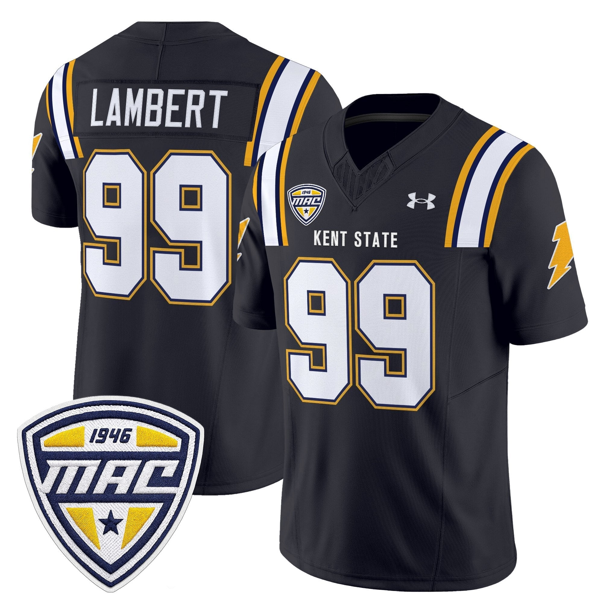 Kent State Golden Flashes 2025 Vapor Limited Jersey - All Stitched