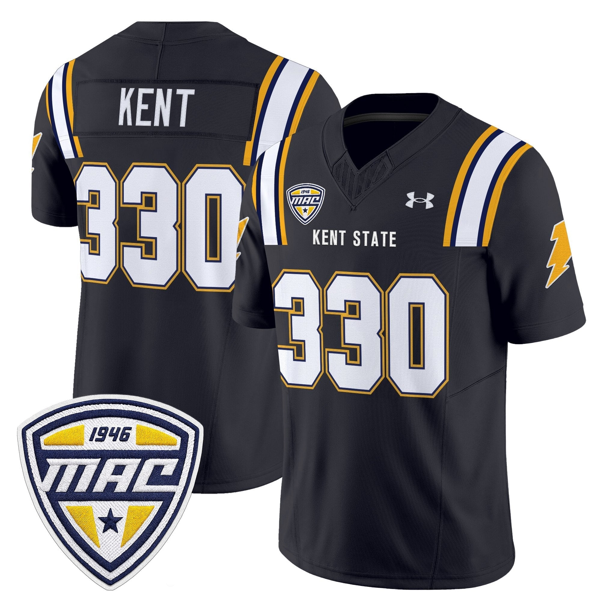 Kent State Golden Flashes 2025 Vapor Limited Jersey - All Stitched