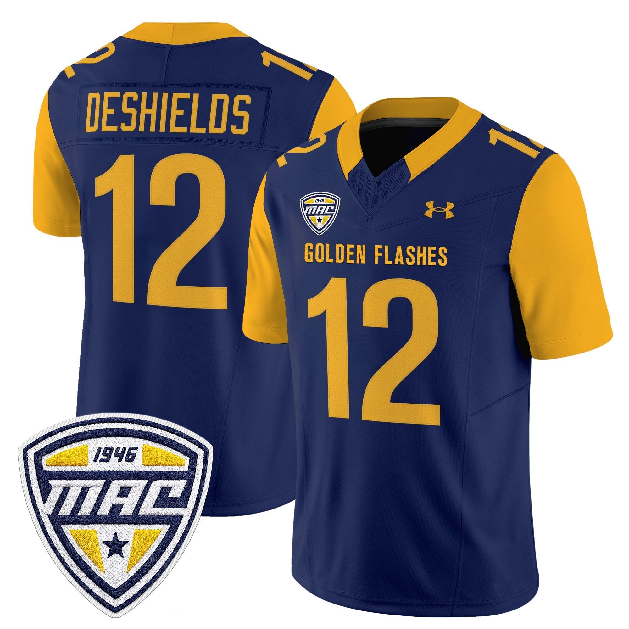 Kent State Golden Flashes 2025 Vapor Limited Jersey - All Stitched