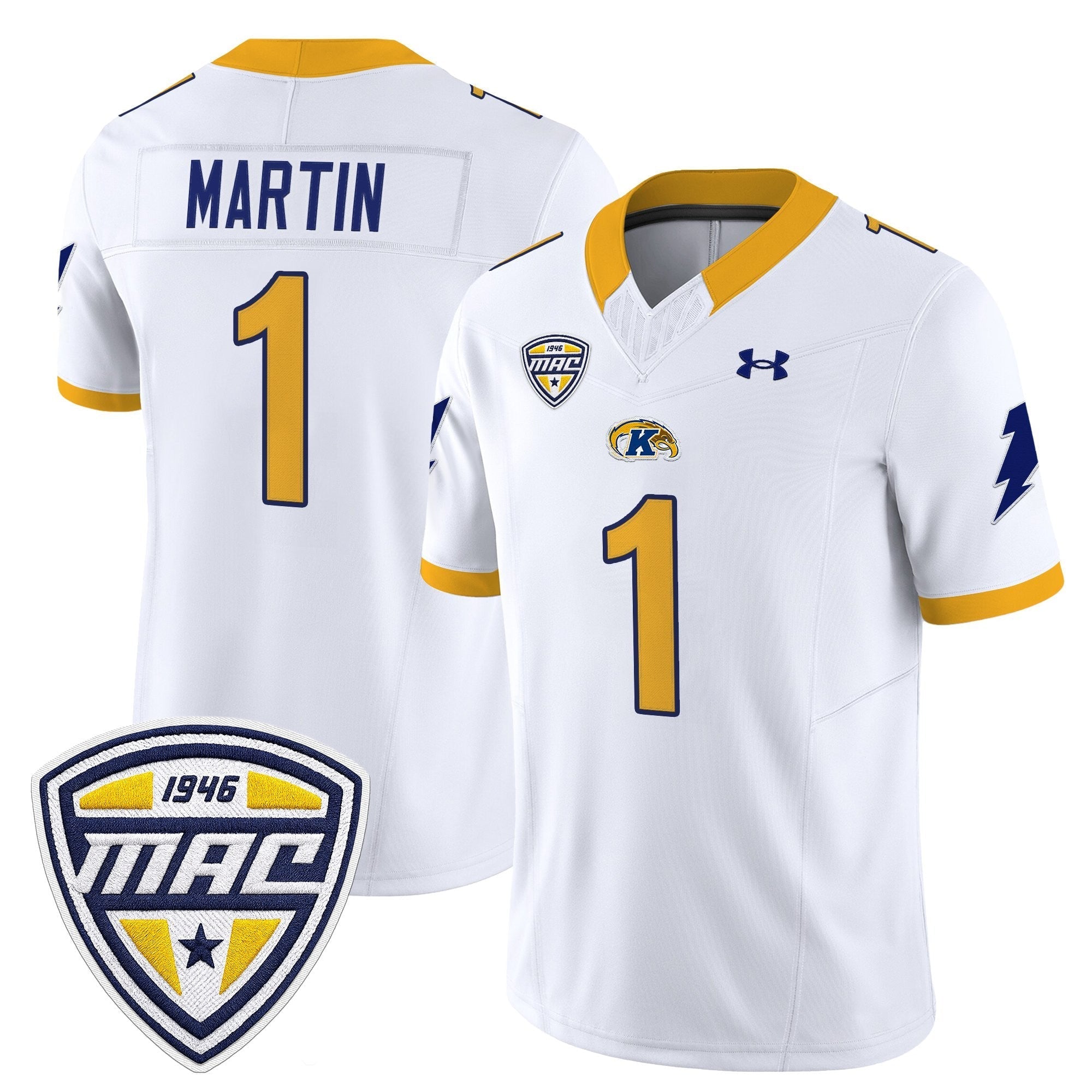 Kent State Golden Flashes 2025 Vapor Limited Jersey - All Stitched