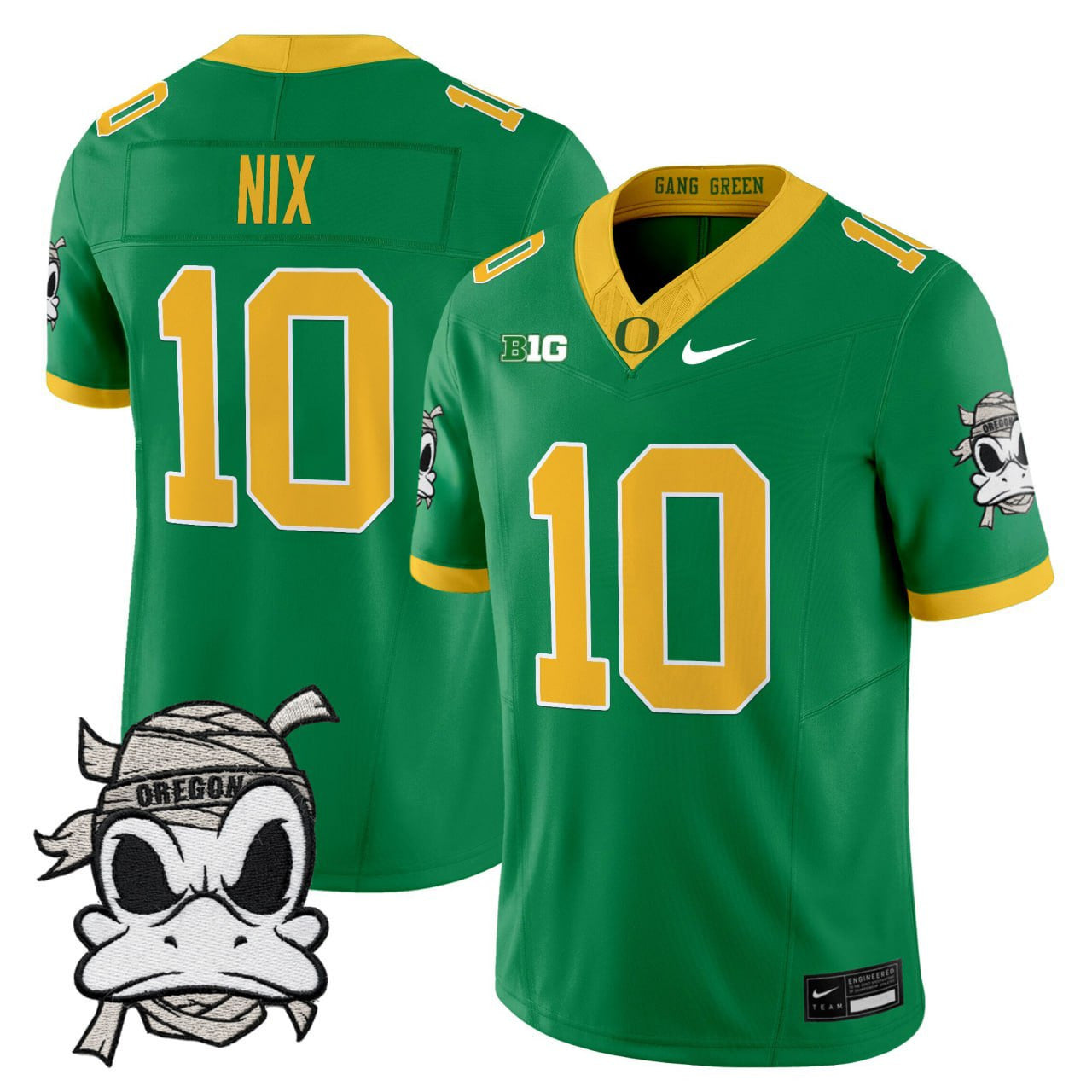 Oregon Ducks 2025 "Mummy Duck" Vapor Limited Jersey V1- All Stitched
