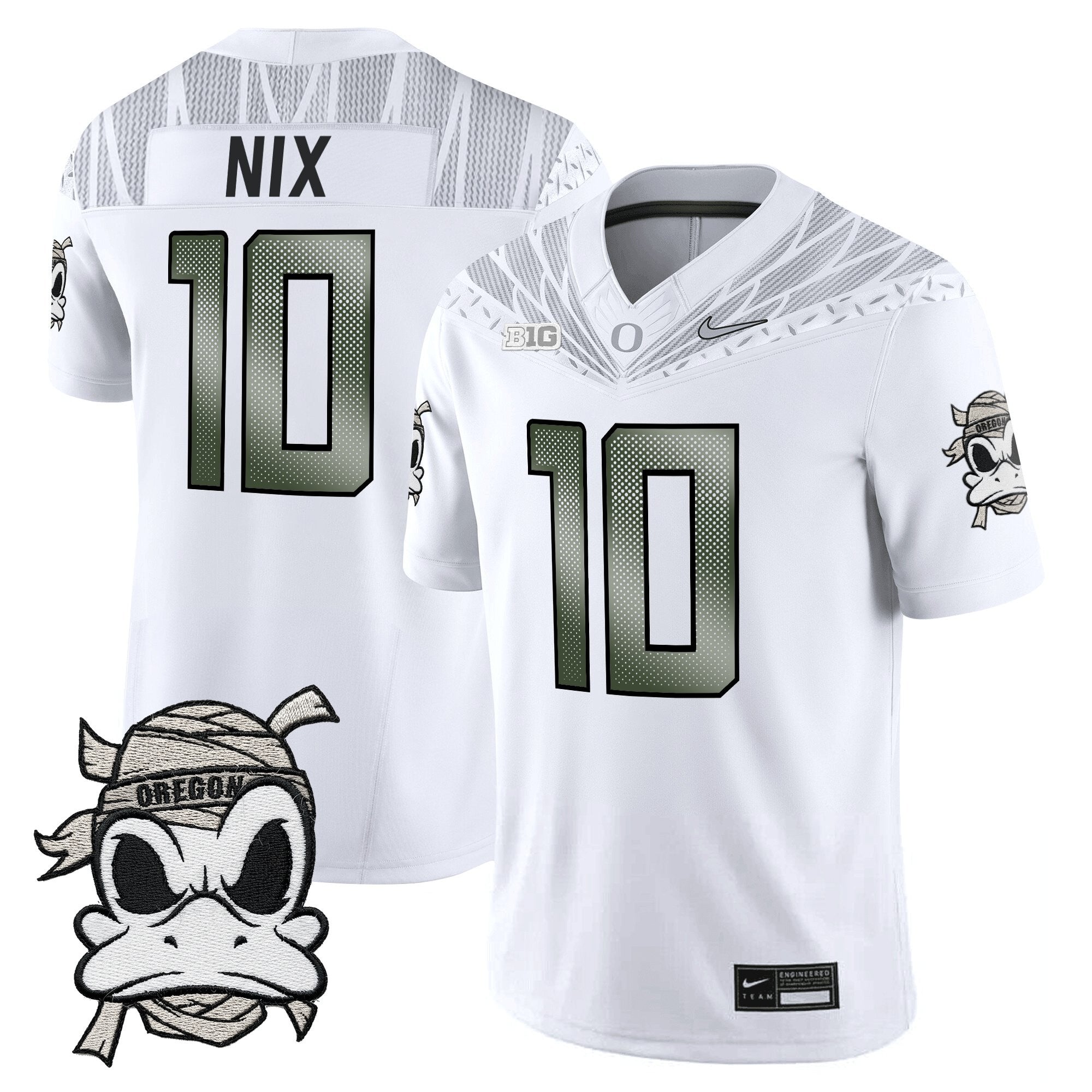 Oregon Ducks 2025 "Mummy Duck" Vapor Limited Jersey V1- All Stitched