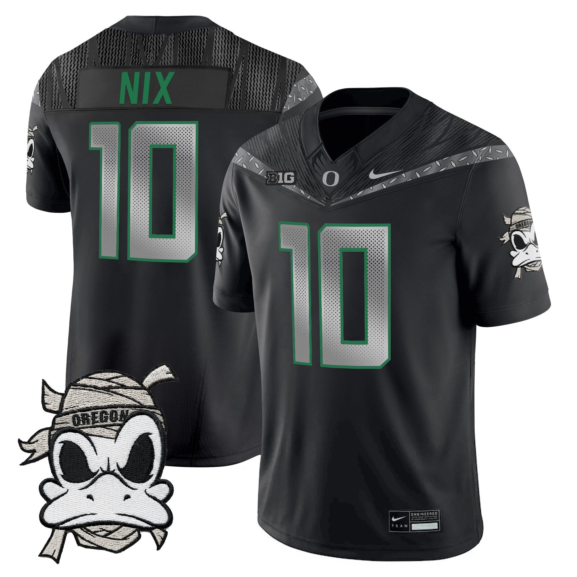 Oregon Ducks 2025 "Mummy Duck" Vapor Limited Jersey V1- All Stitched