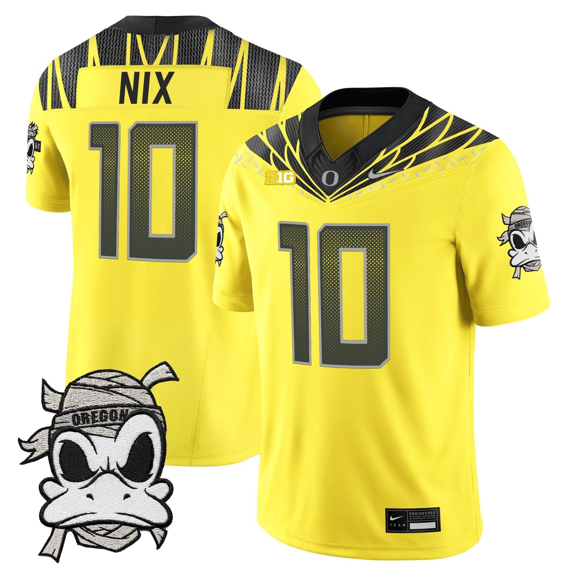 Oregon Ducks 2025 "Mummy Duck" Vapor Limited Jersey V1- All Stitched
