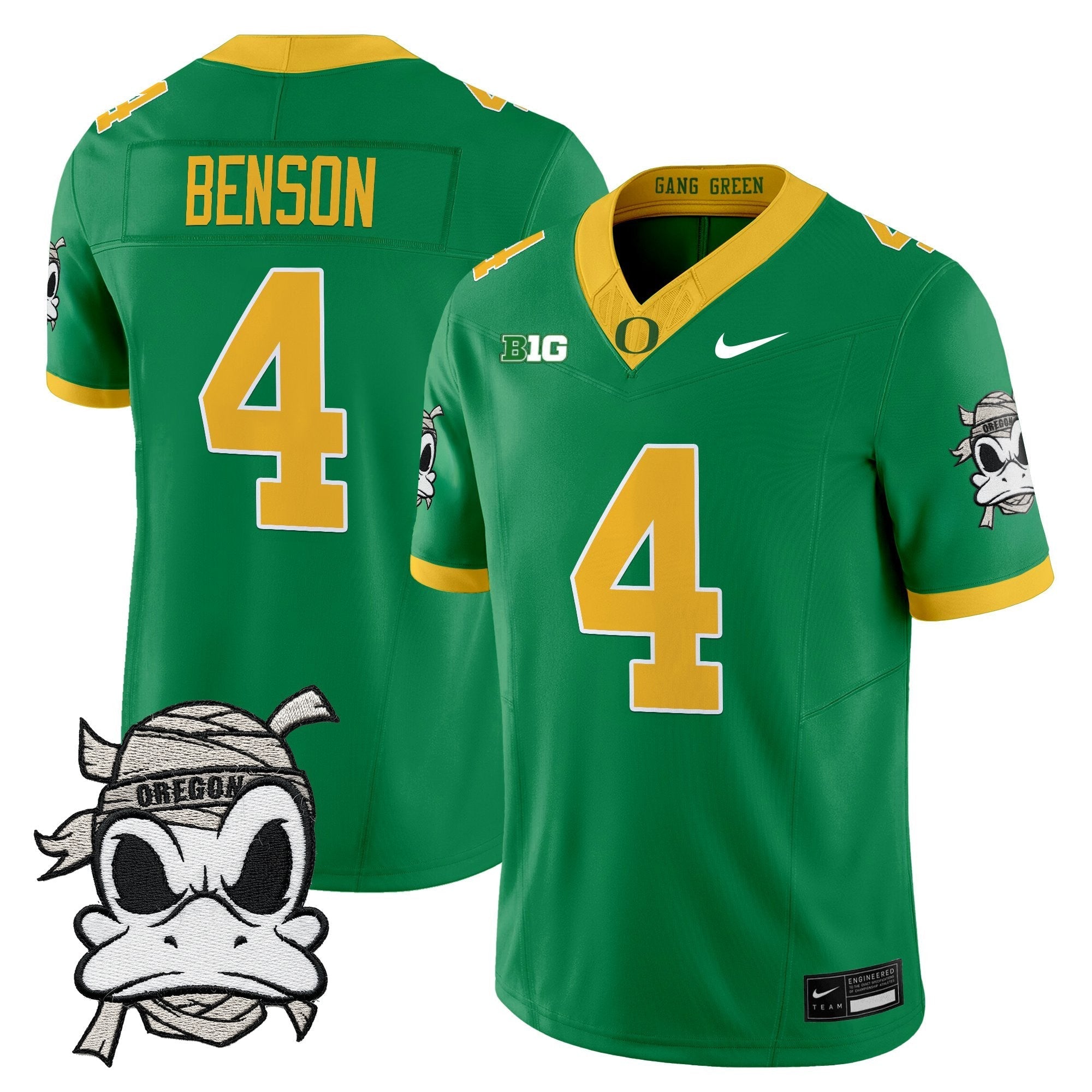 Oregon Ducks 2025 "Mummy Duck" Vapor Limited Jersey V1- All Stitched