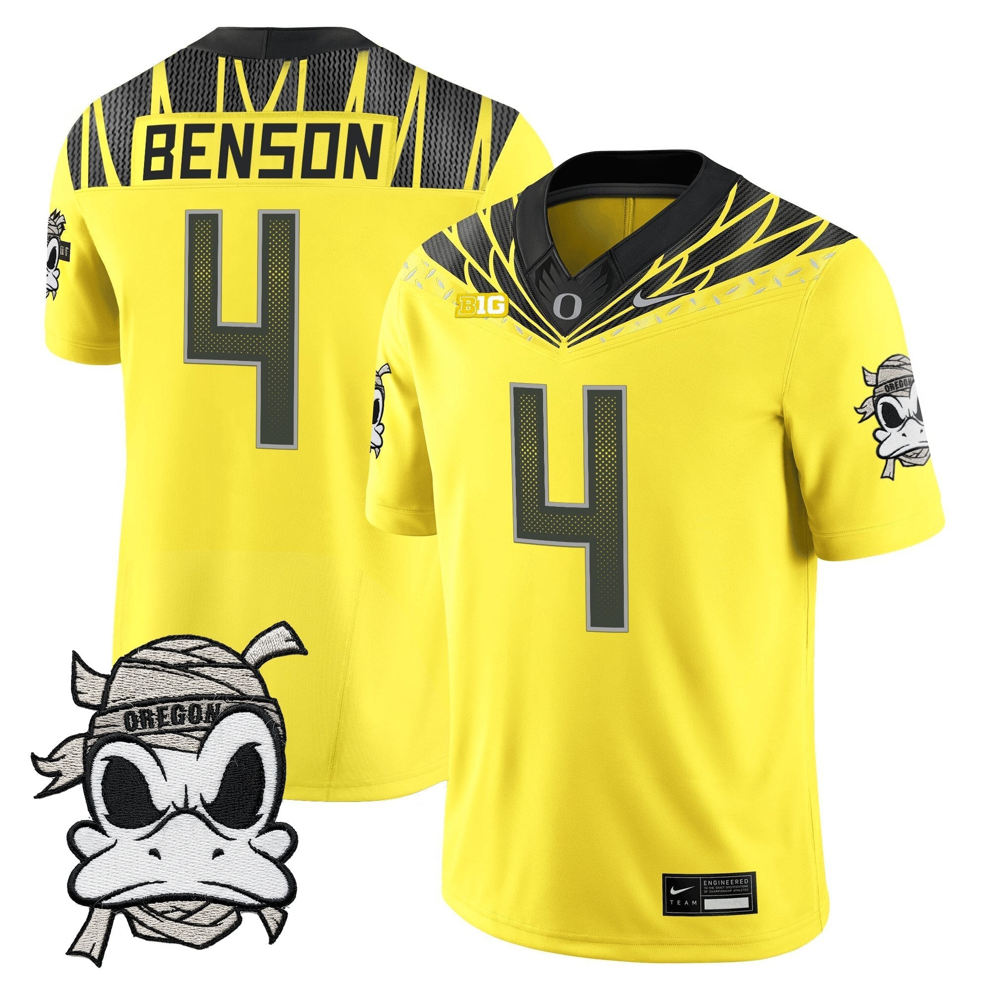 Oregon Ducks 2025 "Mummy Duck" Vapor Limited Jersey V1- All Stitched