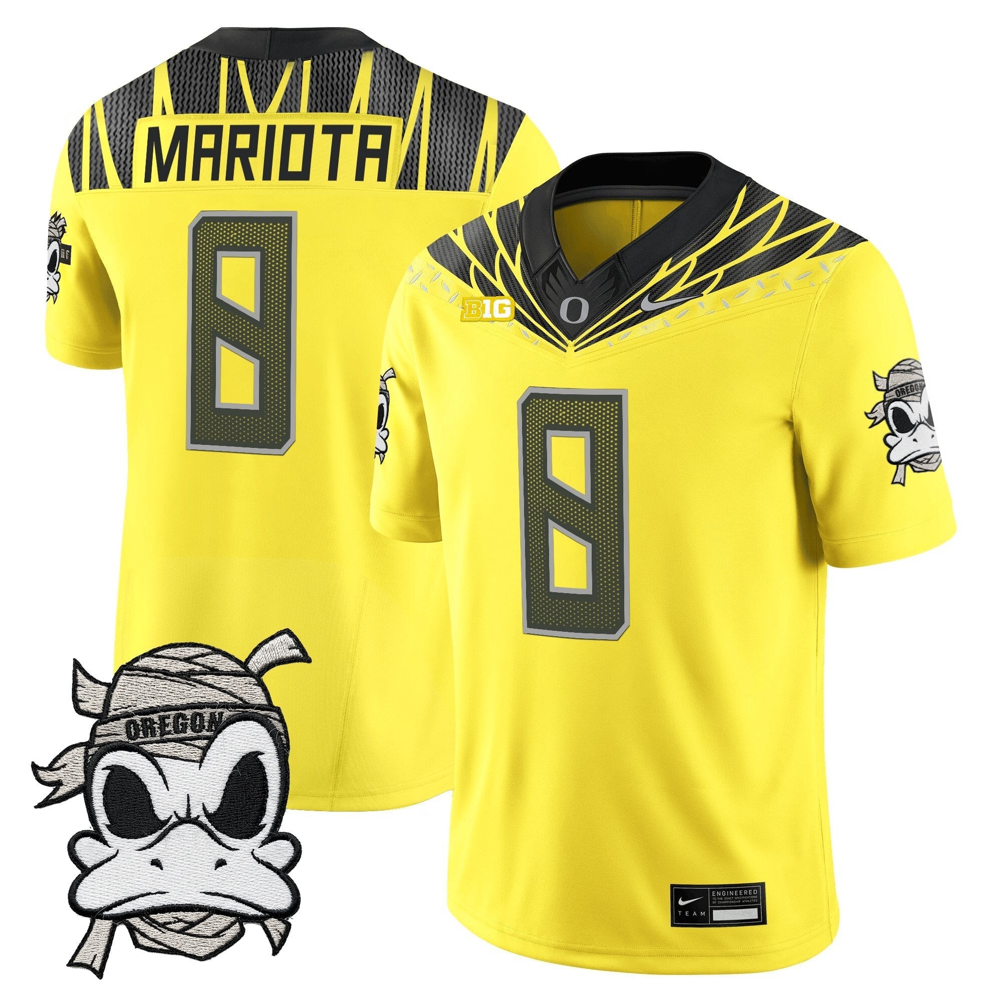 Oregon Ducks 2025 "Mummy Duck" Vapor Limited Jersey V1- All Stitched