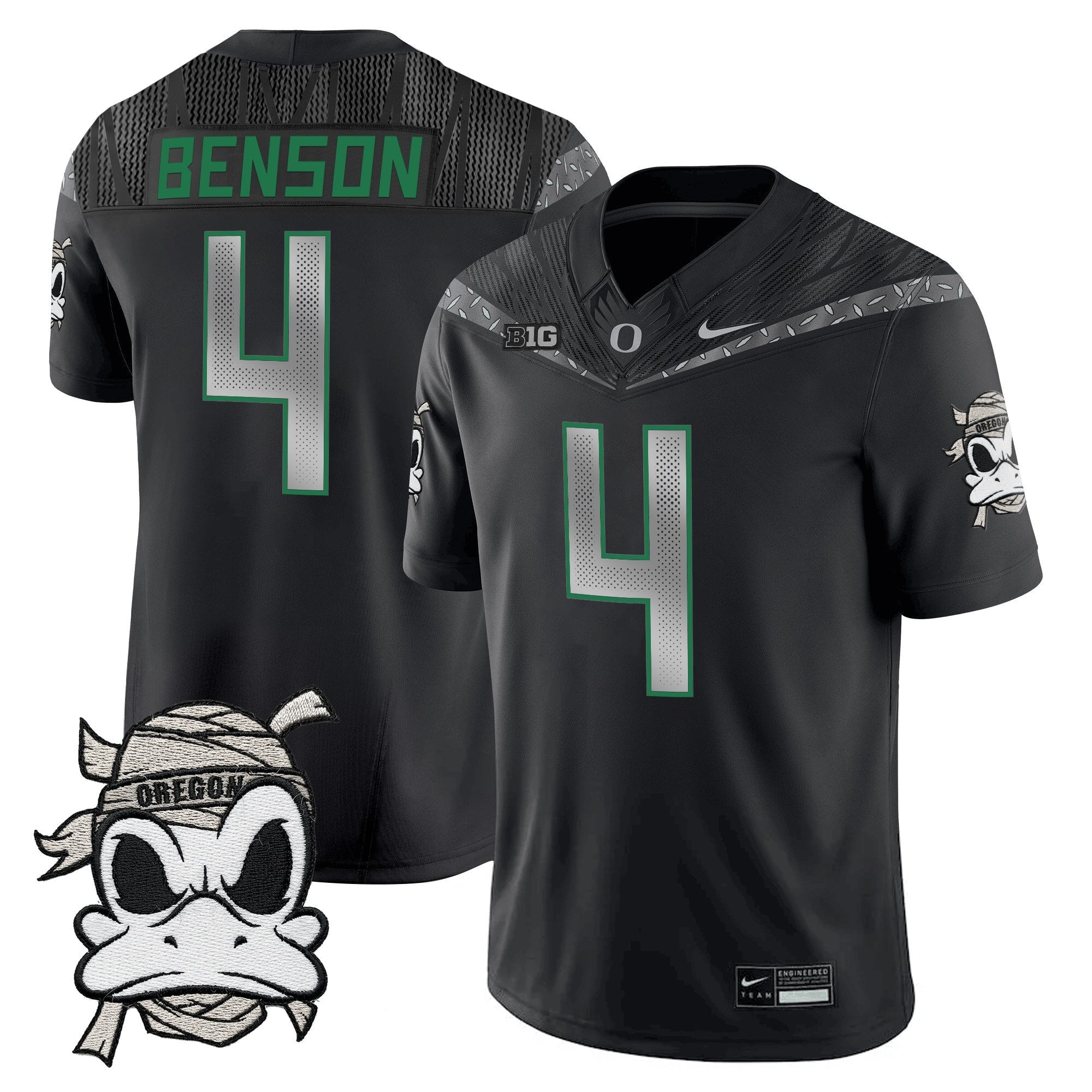 Oregon Ducks 2025 "Mummy Duck" Vapor Limited Jersey V1- All Stitched