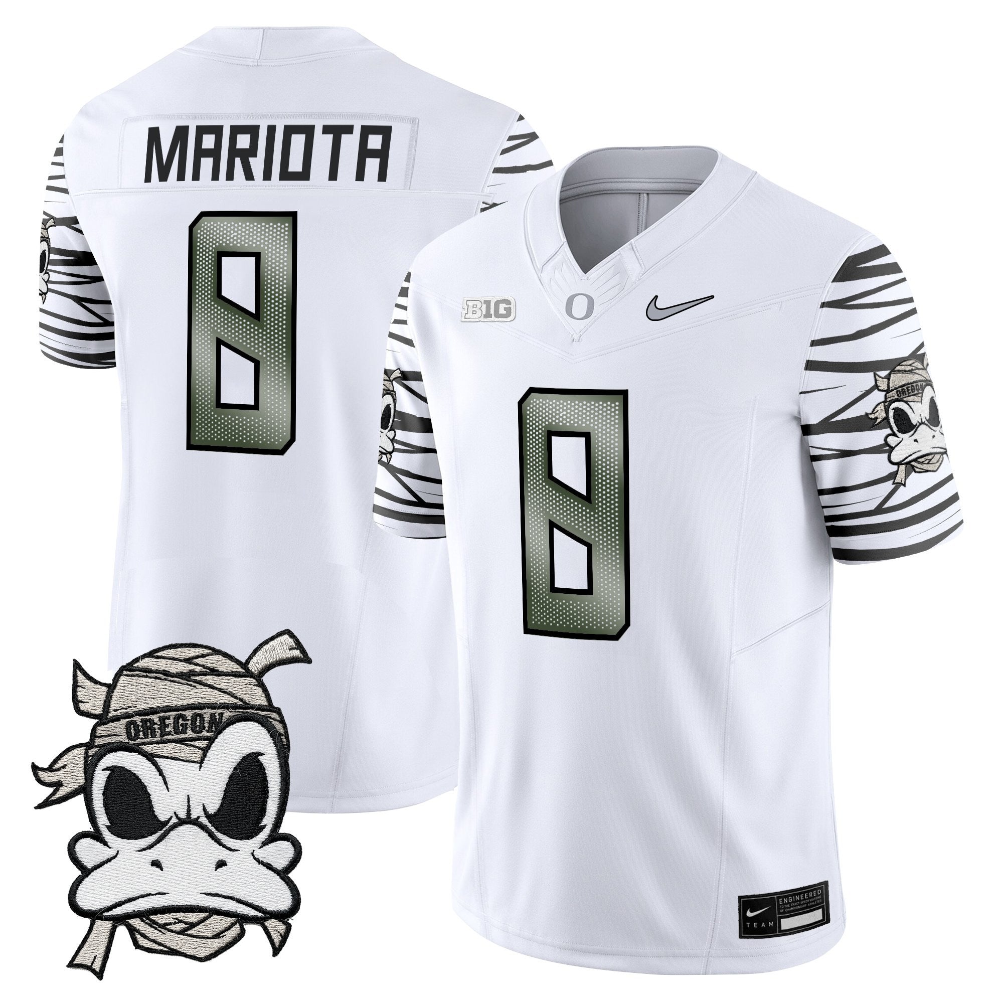 Oregon Ducks 2025 "Mummy Duck" Vapor Limited Jersey V1- All Stitched