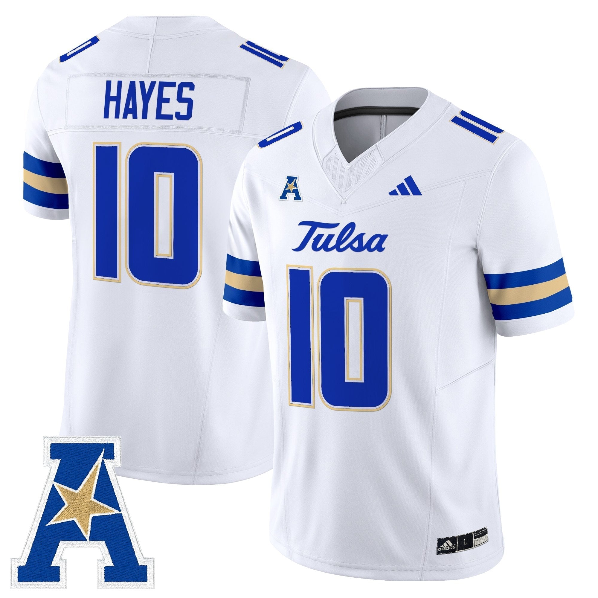 Tulsa Golden Hurricane 2025 Vapor Limited Jersey - All Stitched
