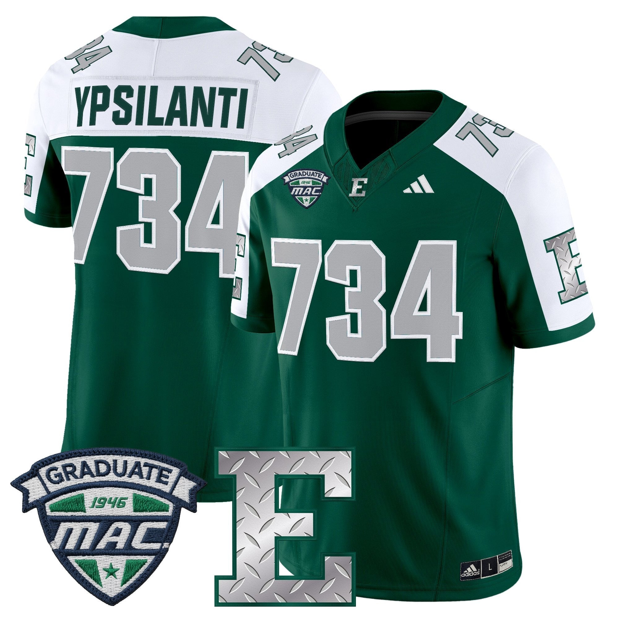 Eastern Michigan Eagles 2025 Vapor Limited Jersey - All Stitched