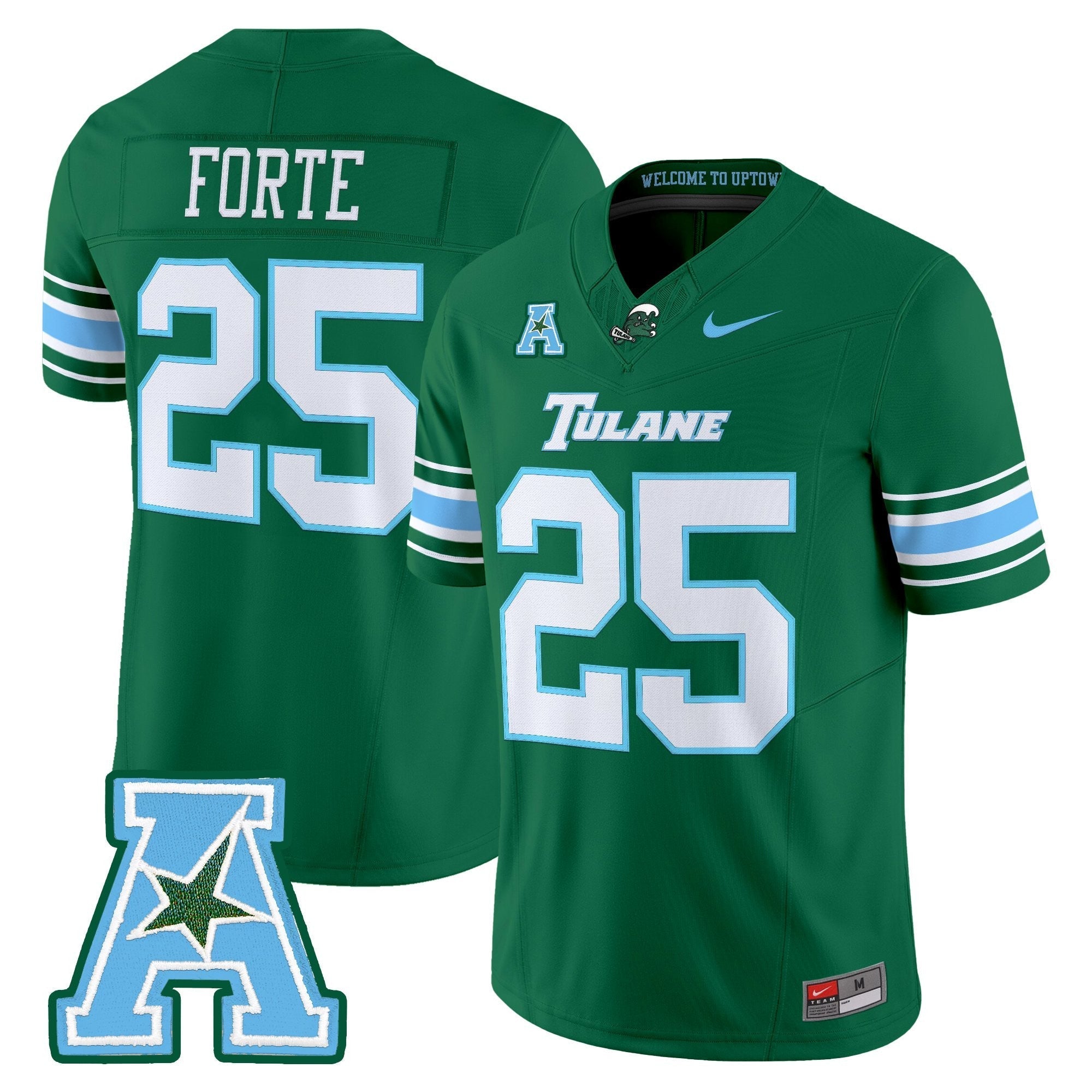 Tulane Green Wave 2025 Vapor Limited Jersey - All Stitched