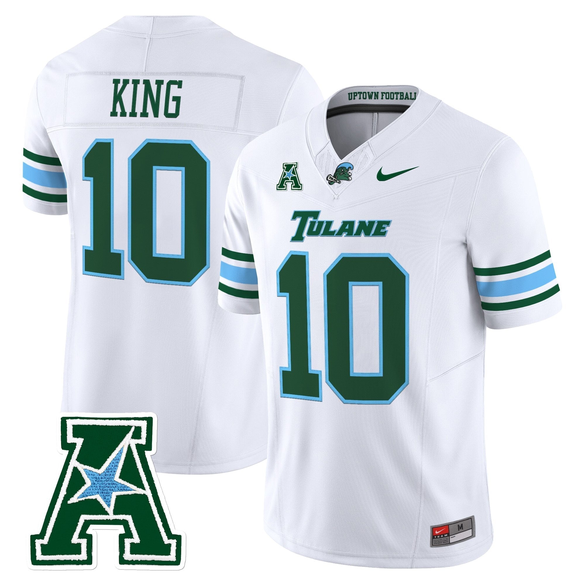 Tulane Green Wave 2025 Vapor Limited Jersey - All Stitched