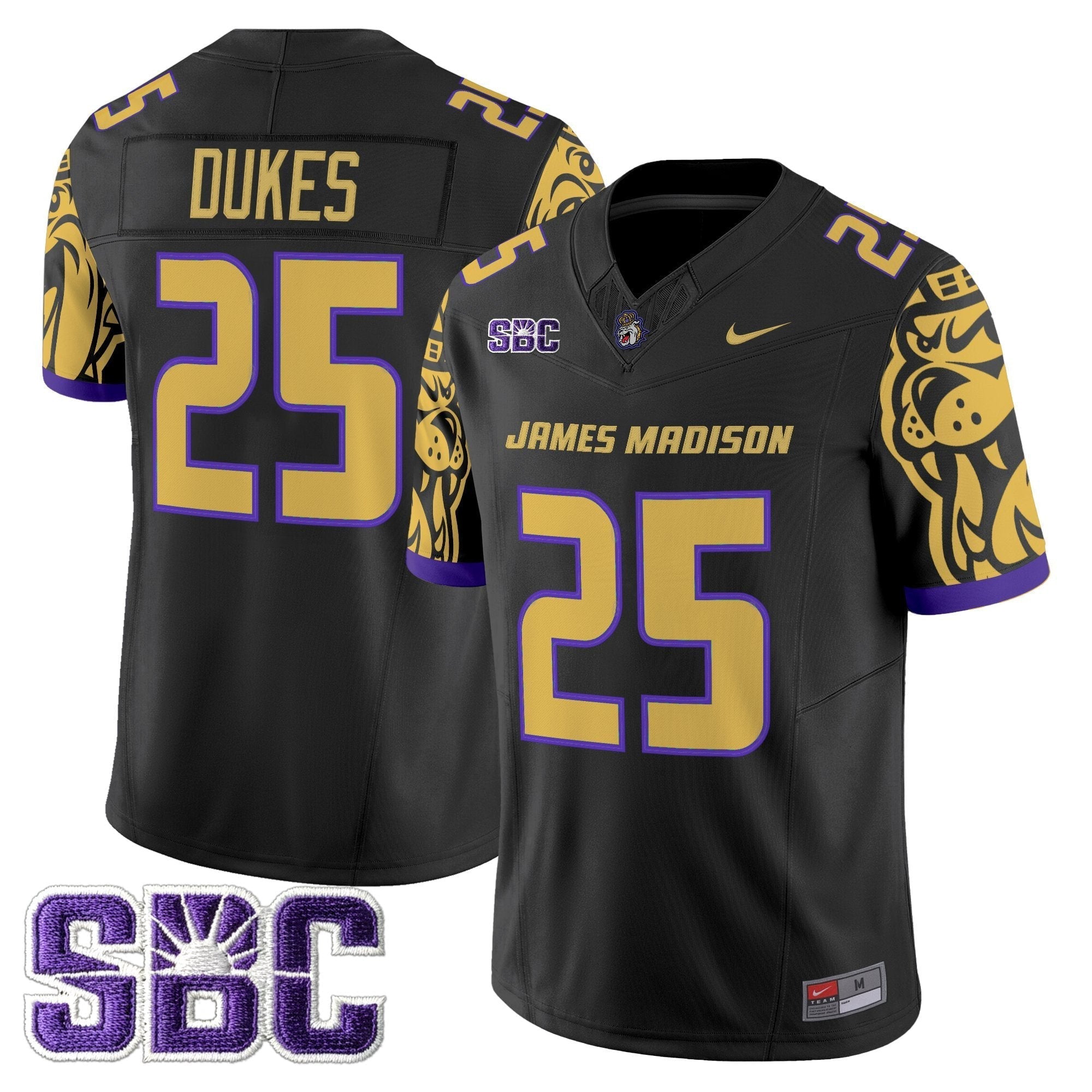 James Madison Dukes 2025 Vapor Limited Jersey V2 - All Stitched