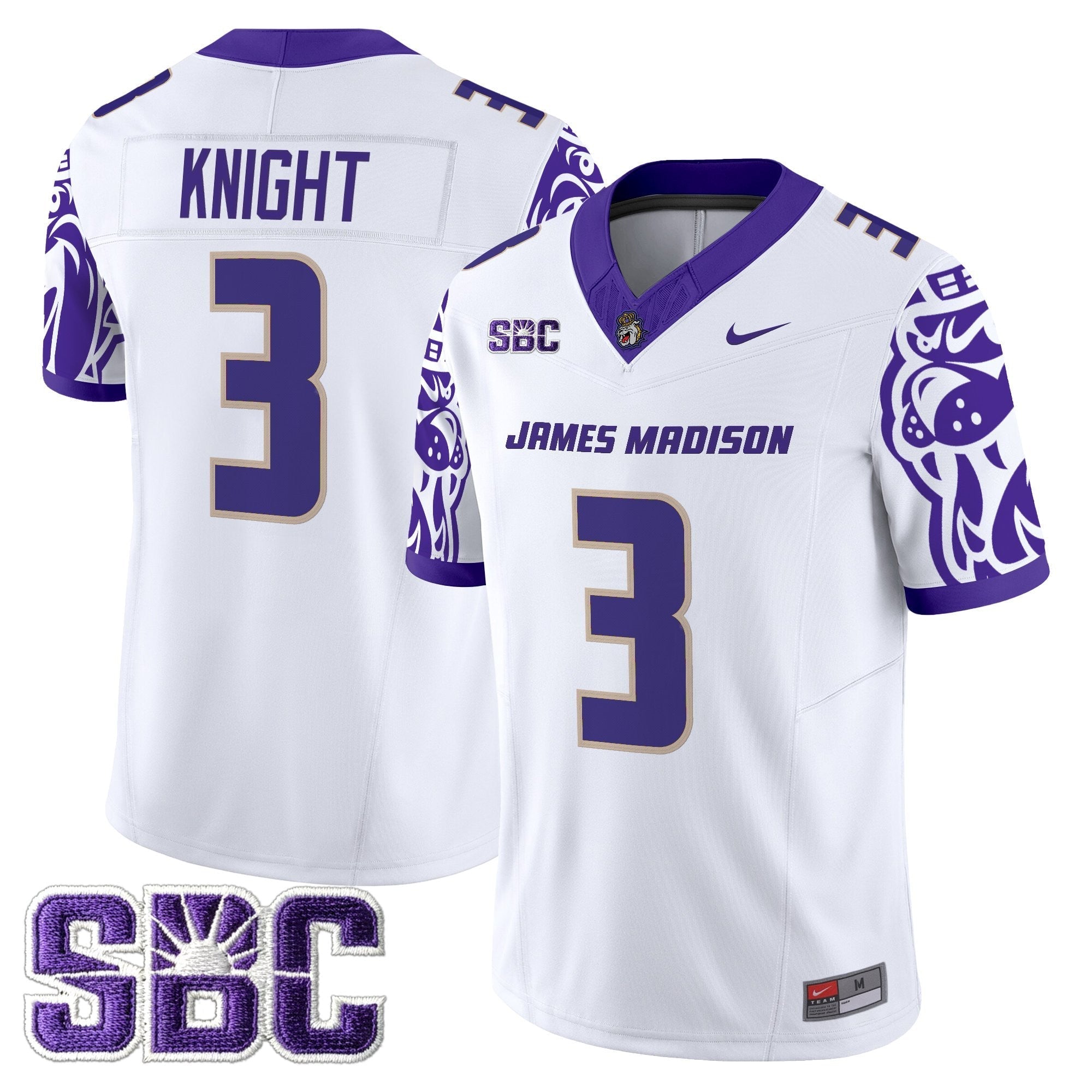 James Madison Dukes 2025 Vapor Limited Jersey V2 - All Stitched
