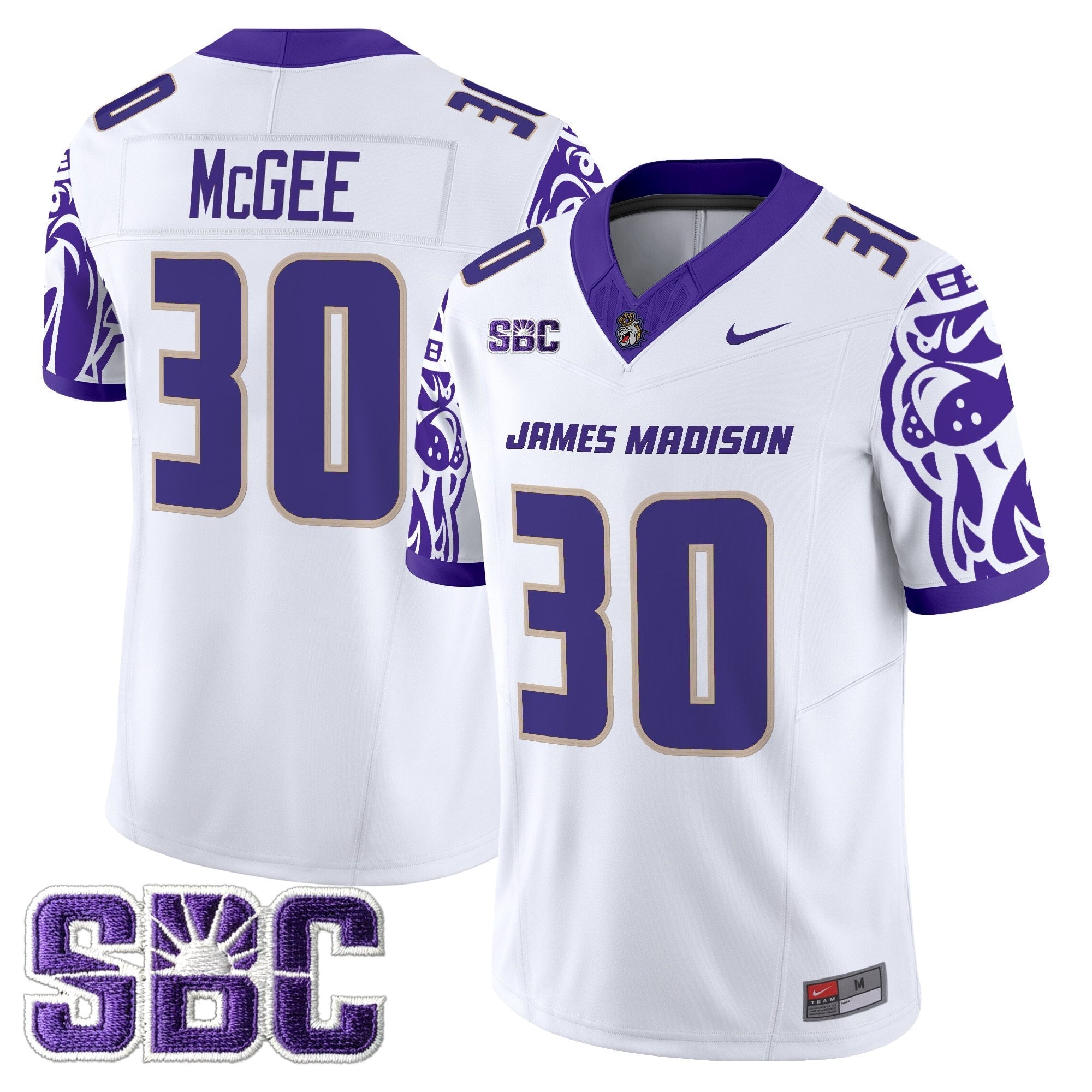 James Madison Dukes 2025 Vapor Limited Jersey V2 - All Stitched