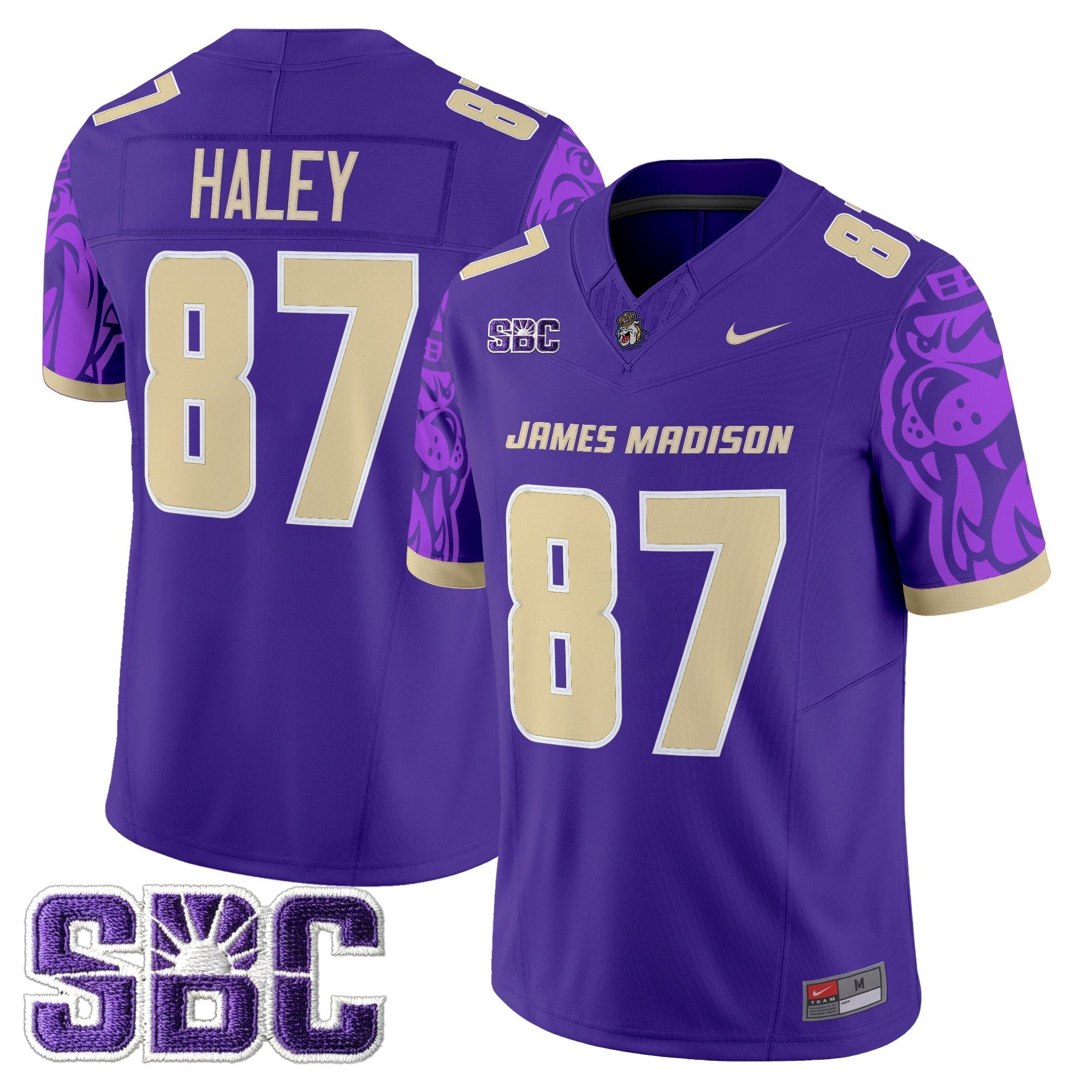 James Madison Dukes 2025 Vapor Limited Jersey V2 - All Stitched