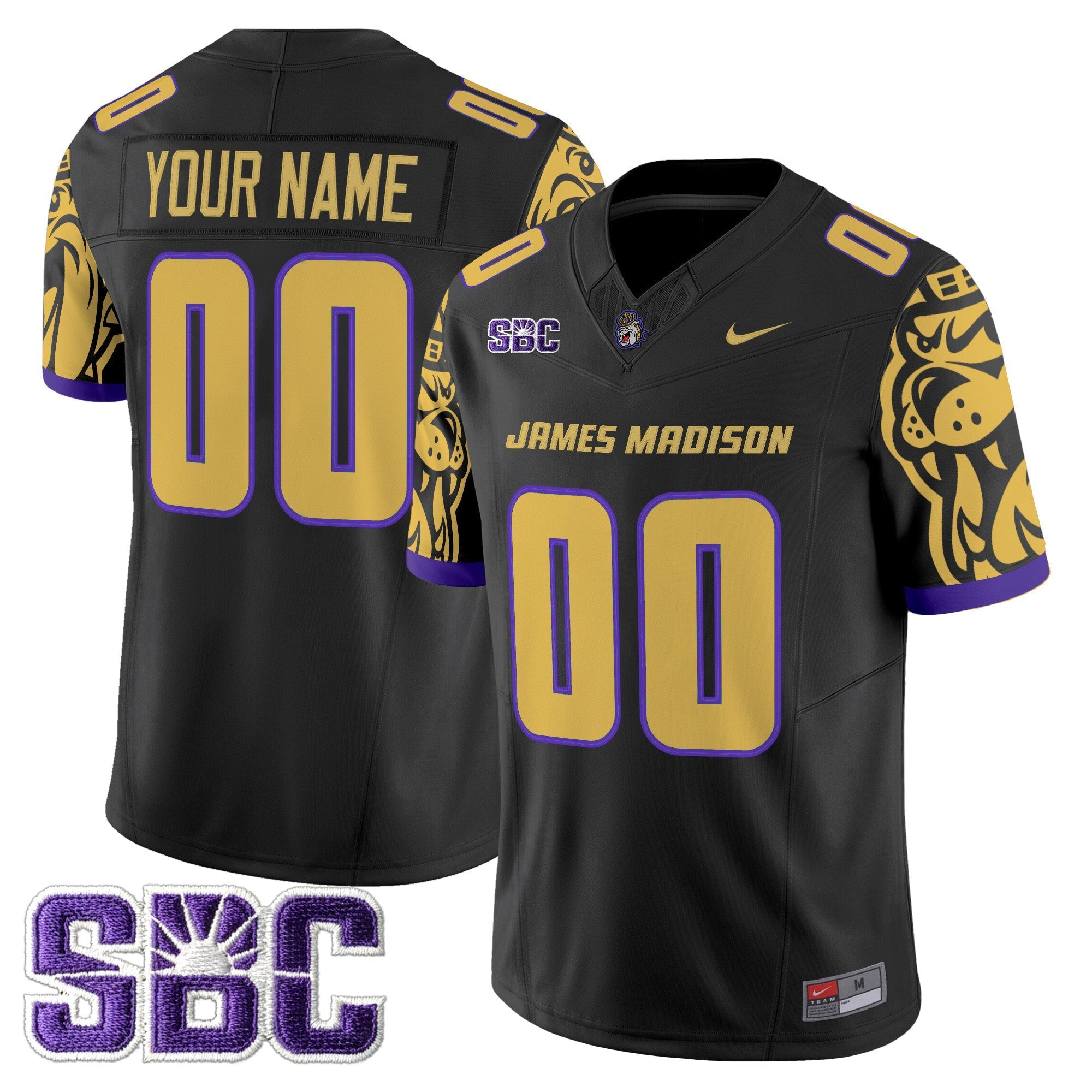 James Madison Dukes 2025 Vapor Limited Custom Jersey V2 - All Stitched