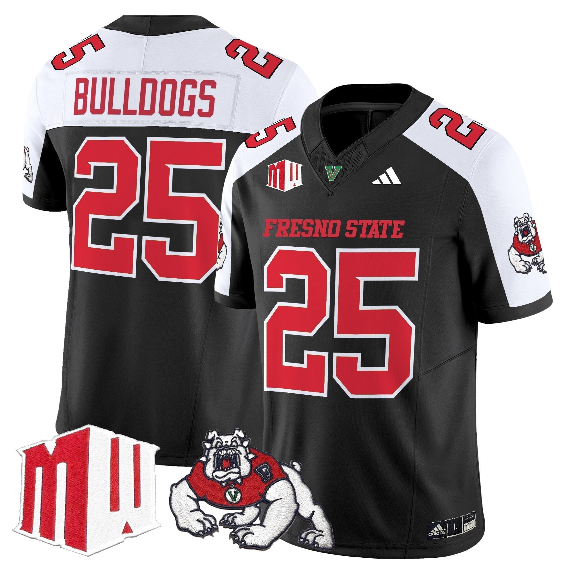 Fresno State Bulldogs 2025 Vapor Limited Jersey - All Stitched