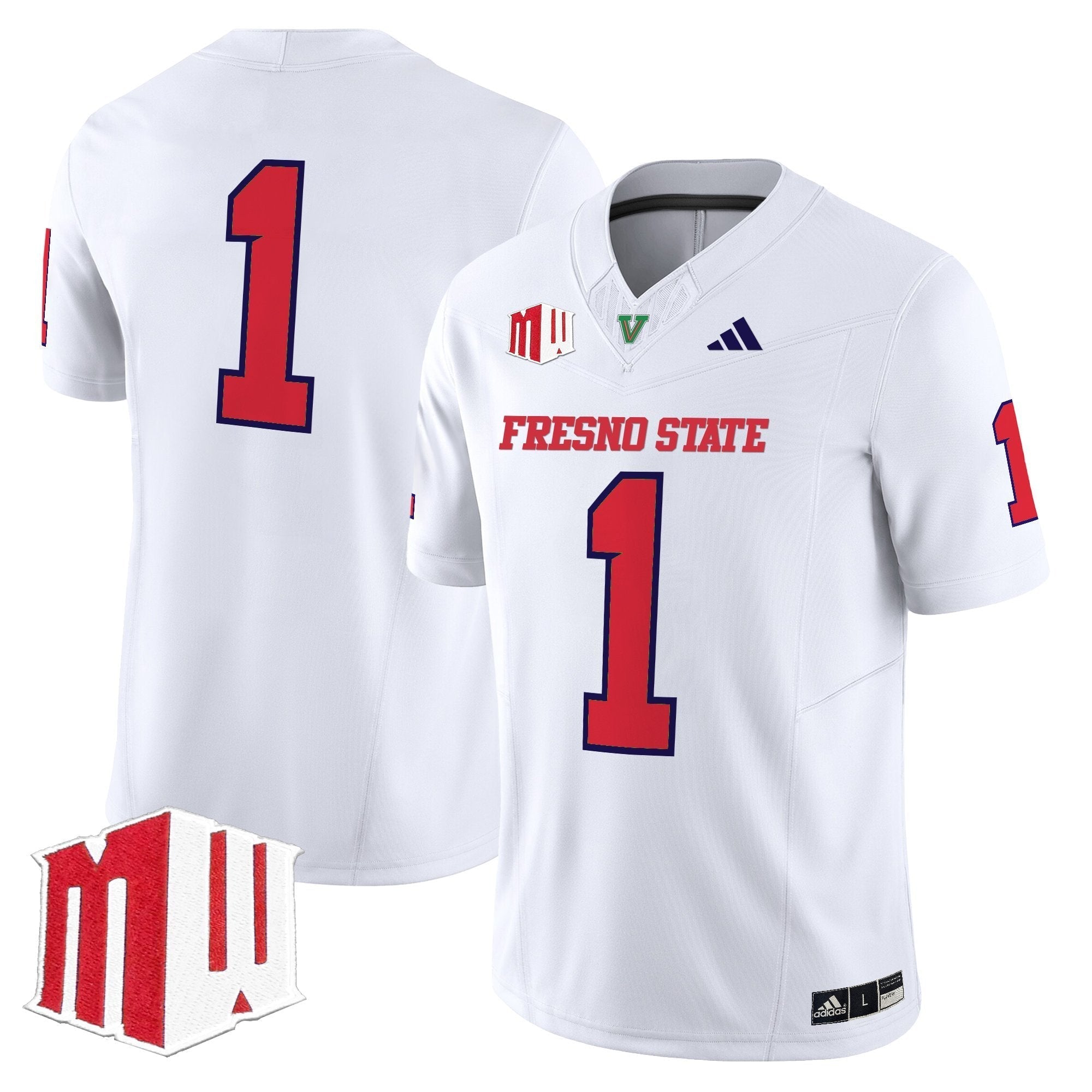 Fresno State Bulldogs 2025 Vapor Limited Jersey - All Stitched