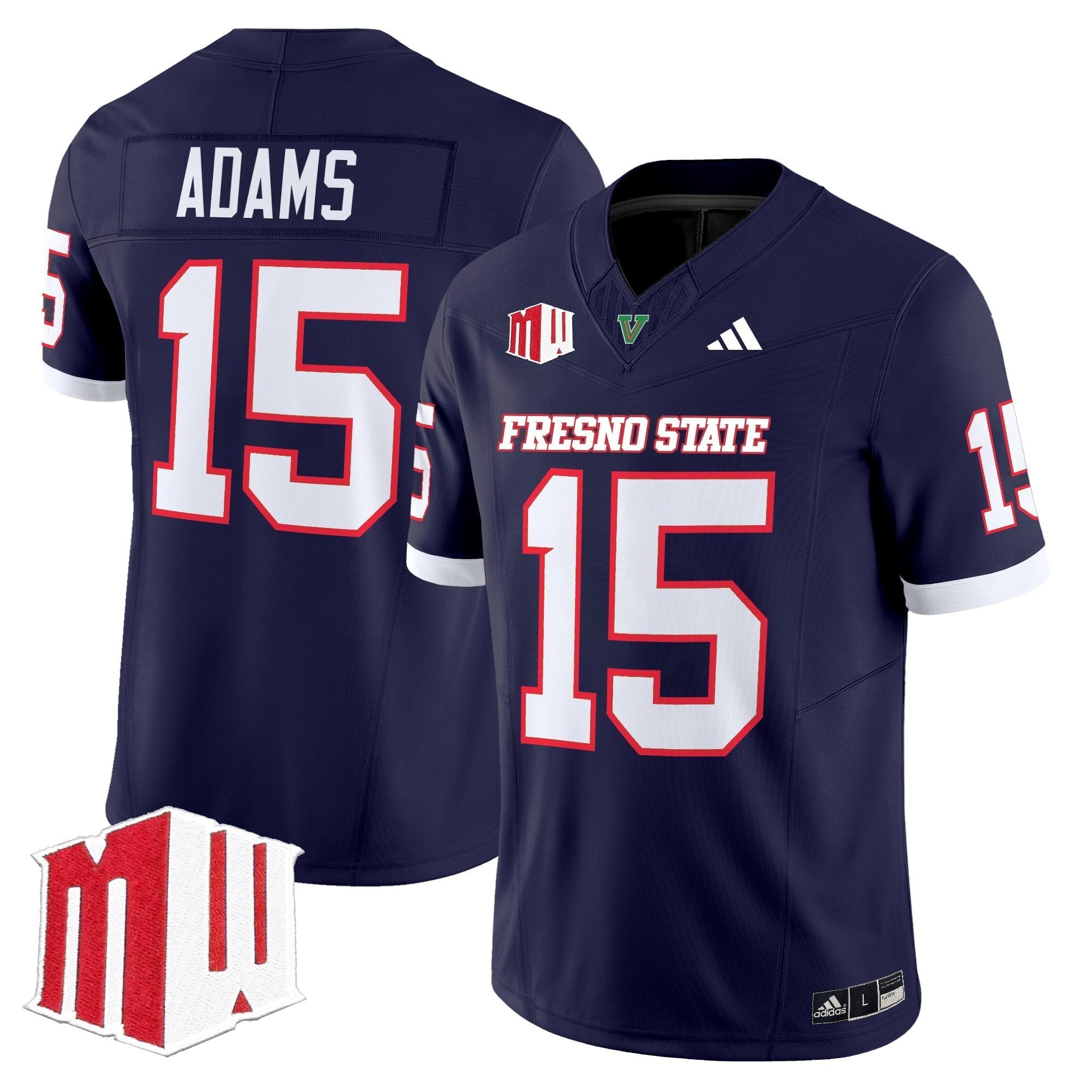 Fresno State Bulldogs 2025 Vapor Limited Jersey - All Stitched
