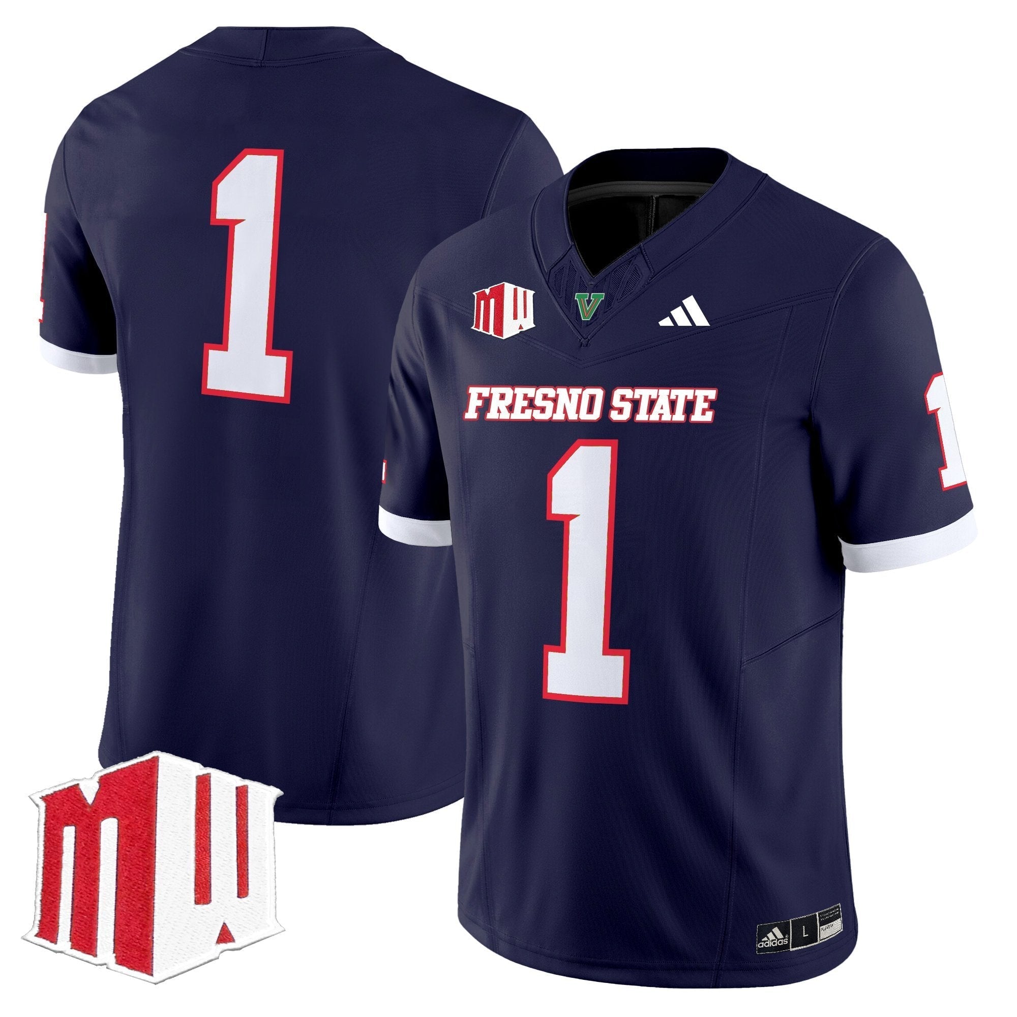 Fresno State Bulldogs 2025 Vapor Limited Jersey - All Stitched