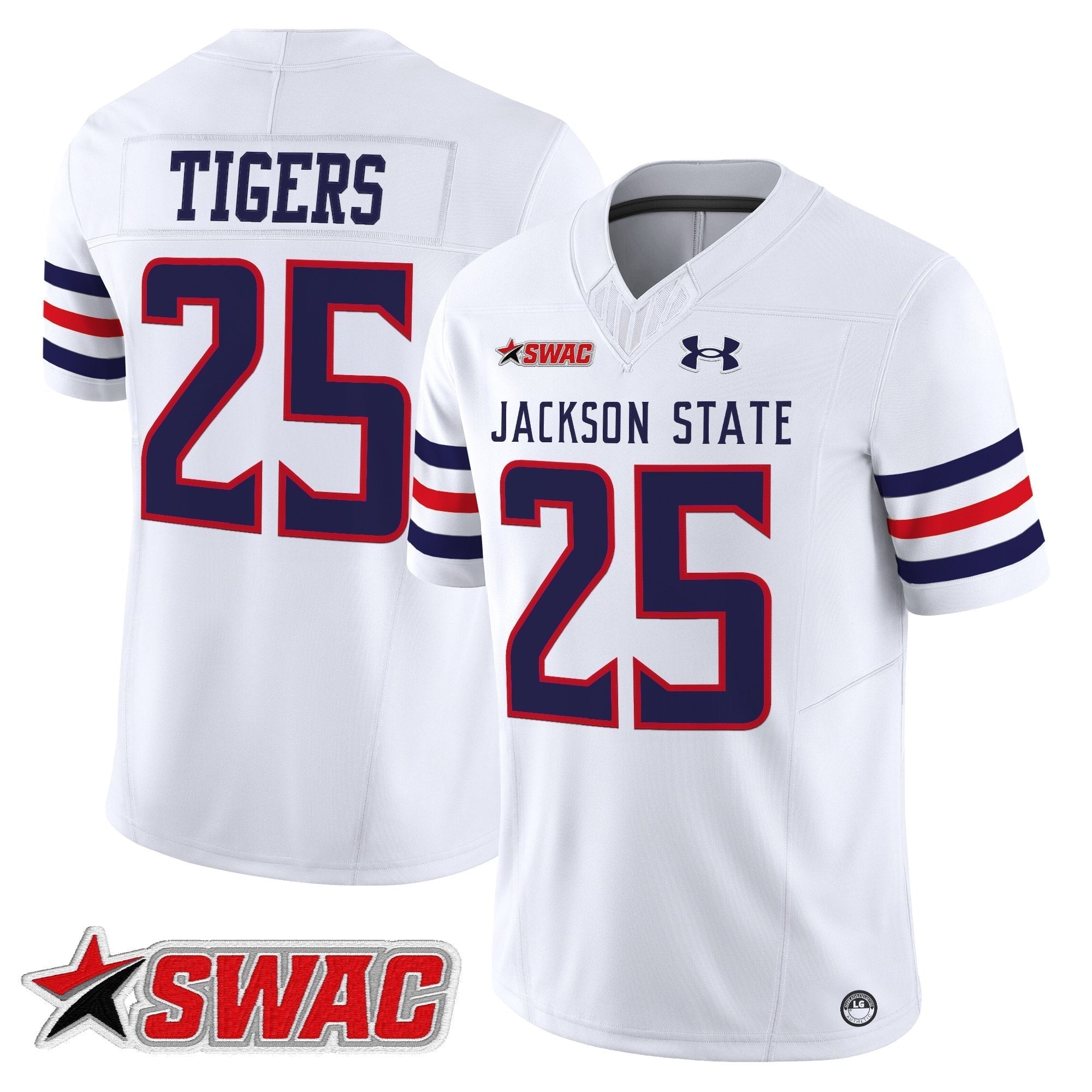 Jackson State Tigers 2025 Vapor Limited Jersey - All Stitched
