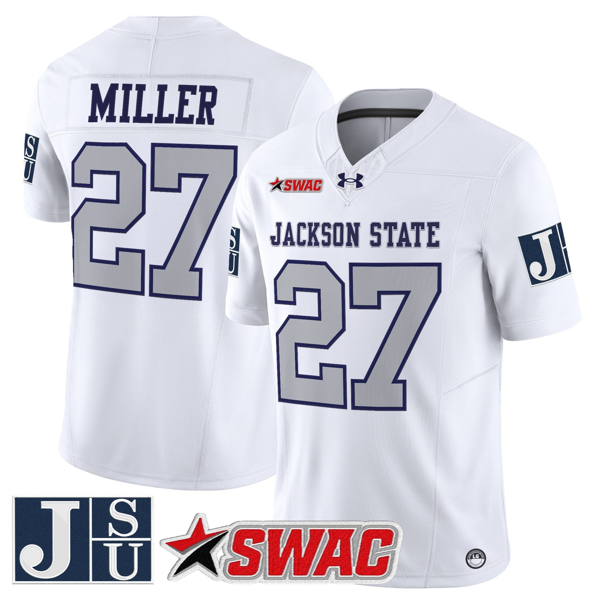 Jackson State Tigers 2025 Vapor Limited Jersey - All Stitched