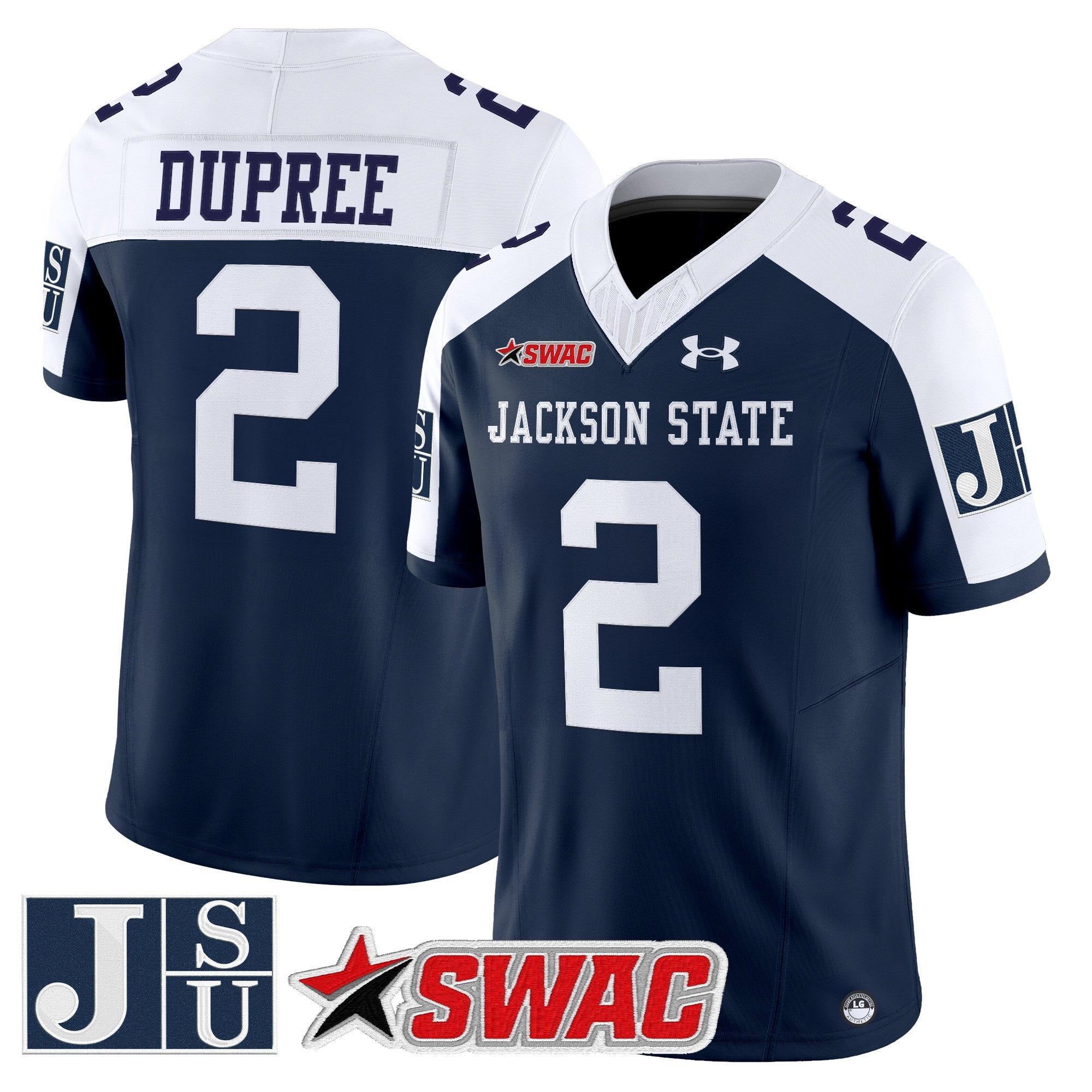 Jackson State Tigers 2025 Vapor Limited Jersey - All Stitched