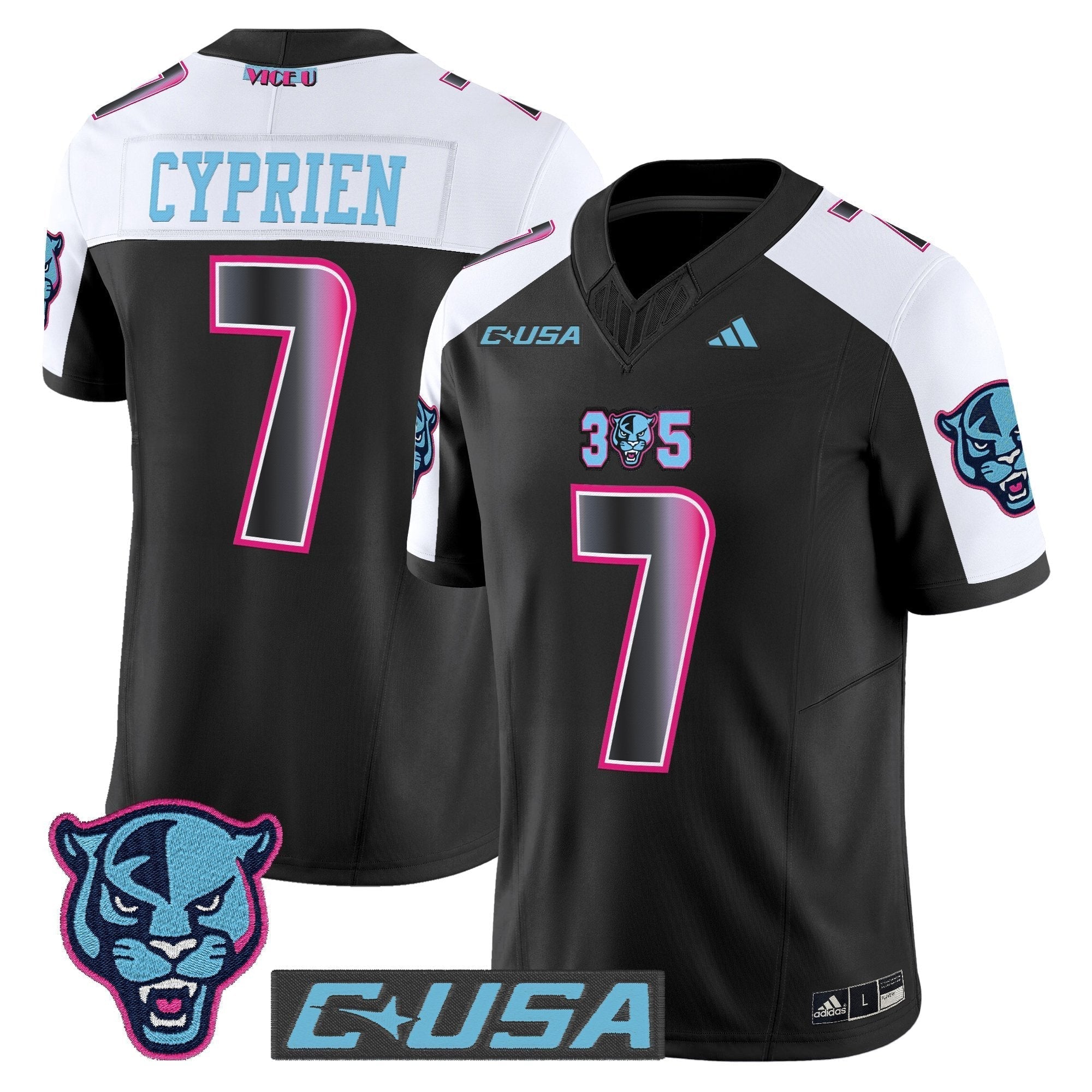 Florida International Panthers 2025 Vapor Limited Jersey - All Stitched