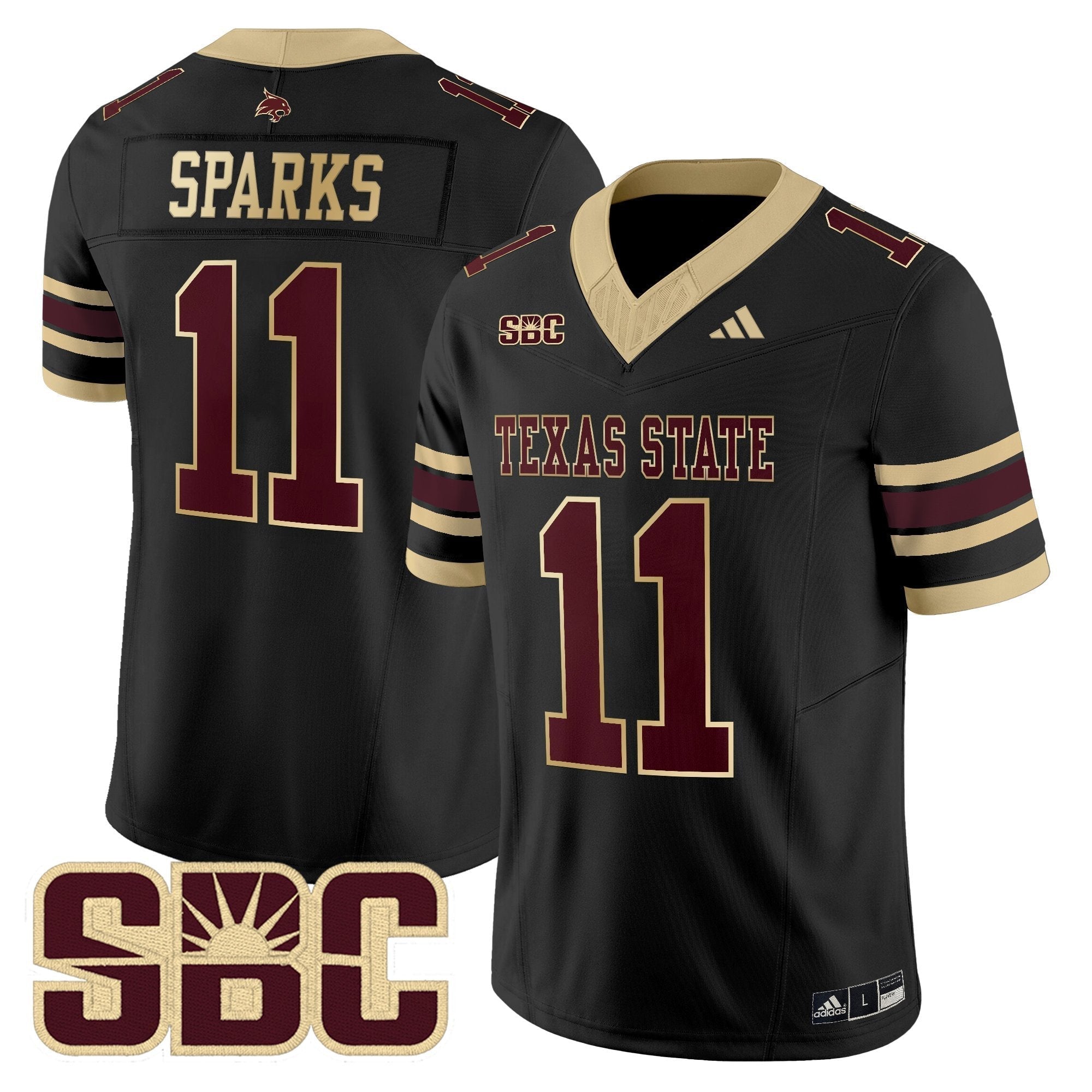 Texas State Bobcats 2025 Vapor Limited Jersey - All Stitched
