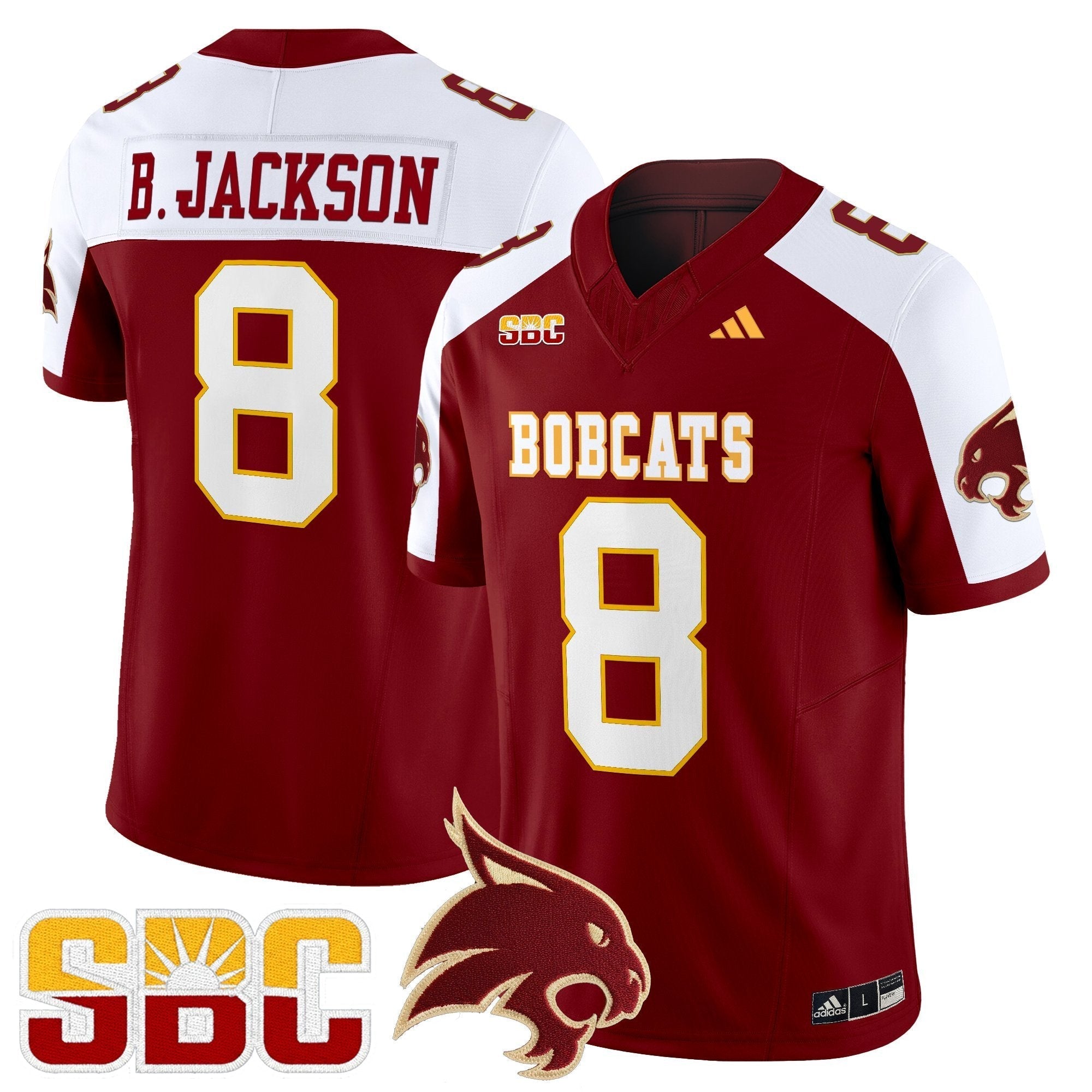 Texas State Bobcats 2025 Vapor Limited Jersey - All Stitched