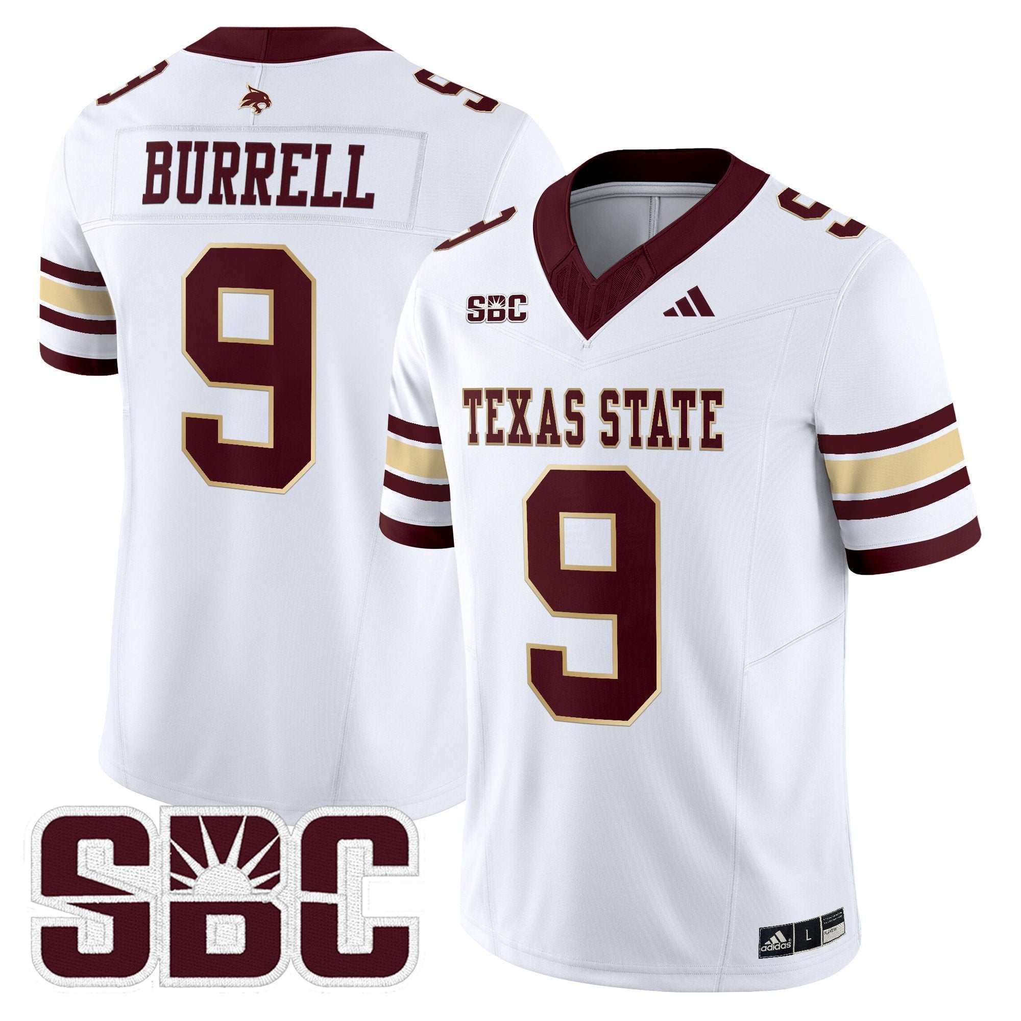 Texas State Bobcats 2025 Vapor Limited Jersey - All Stitched