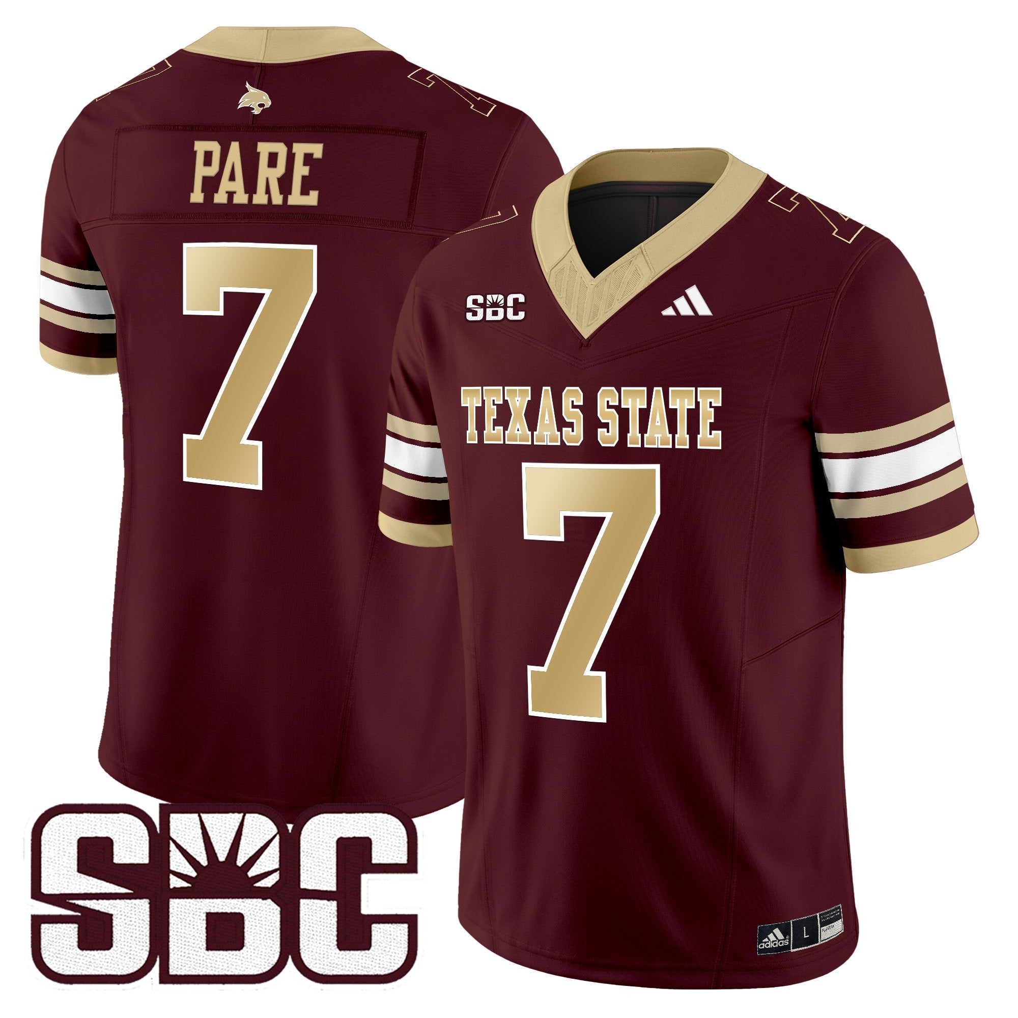 Texas State Bobcats 2025 Vapor Limited Jersey - All Stitched
