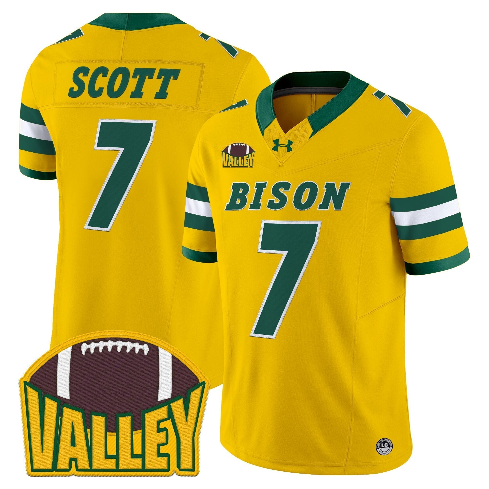 North Dakota State Bison 2025 Vapor Limited Jersey - All Stitched