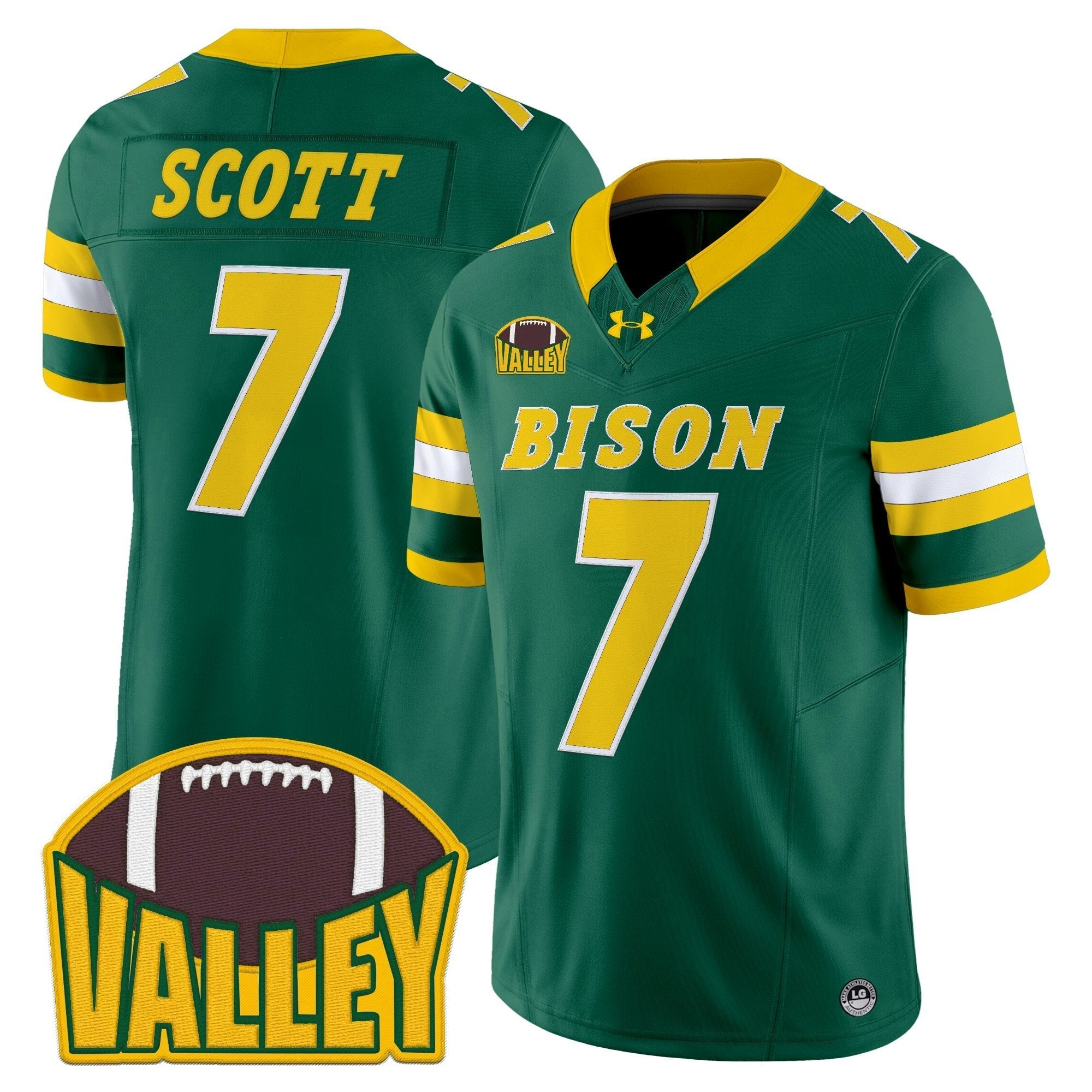 North Dakota State Bison 2025 Vapor Limited Jersey - All Stitched