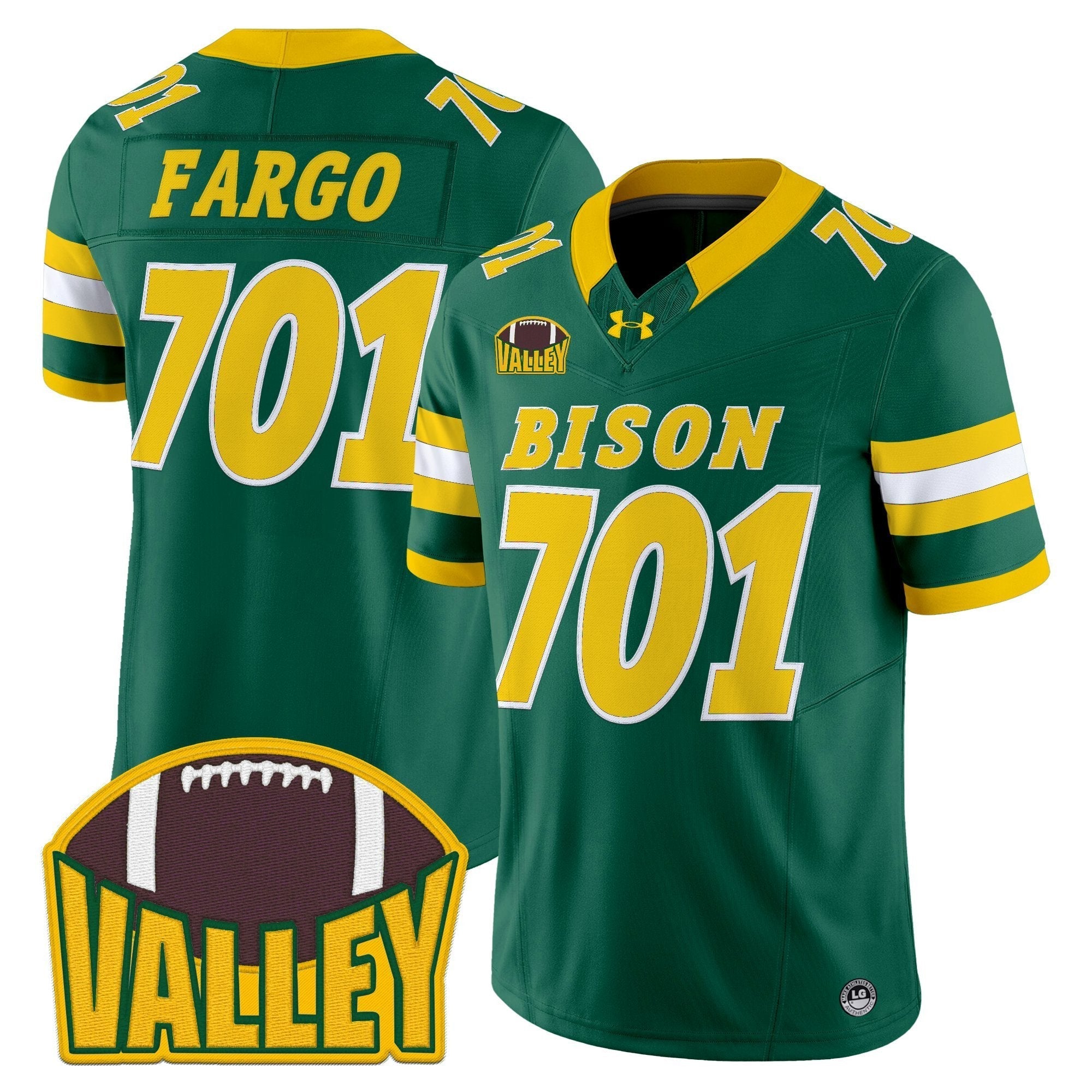 North Dakota State Bison 2025 Vapor Limited Jersey - All Stitched