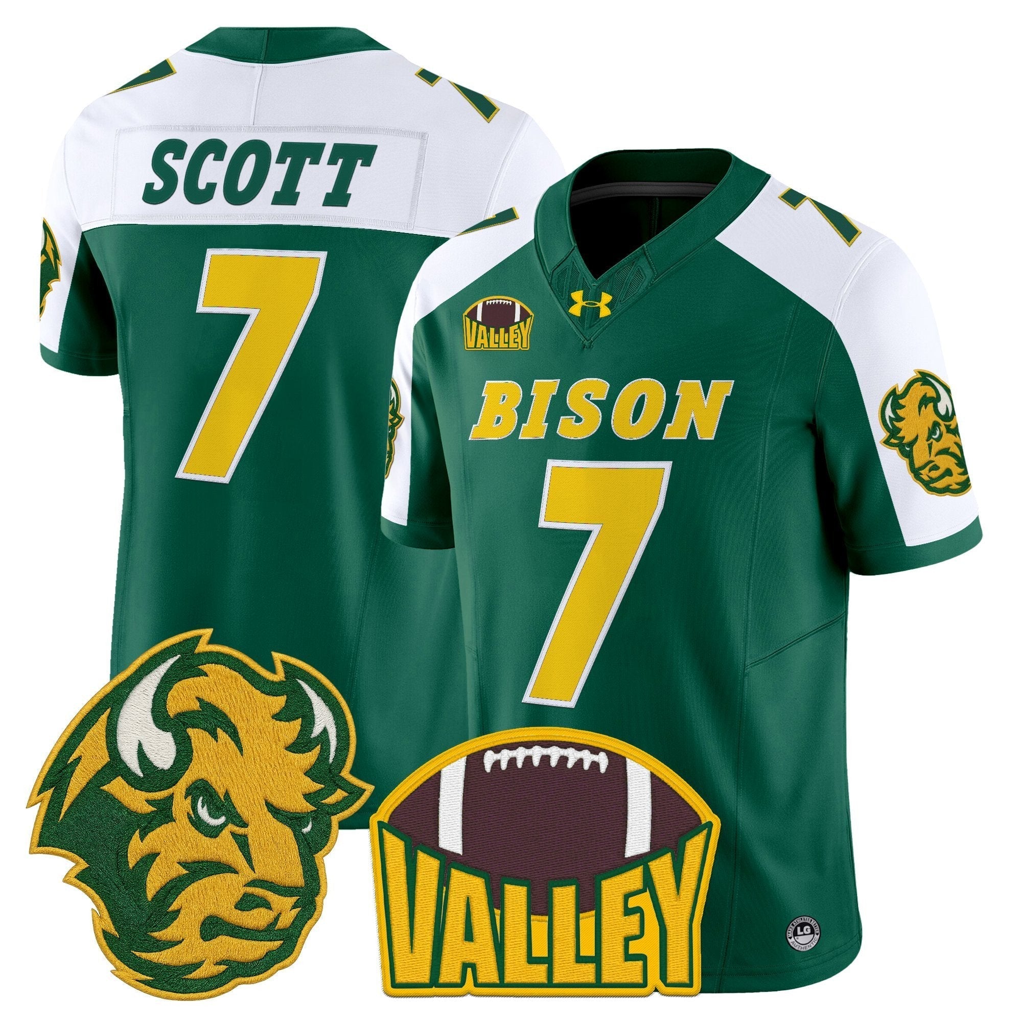 North Dakota State Bison 2025 Vapor Limited Jersey - All Stitched