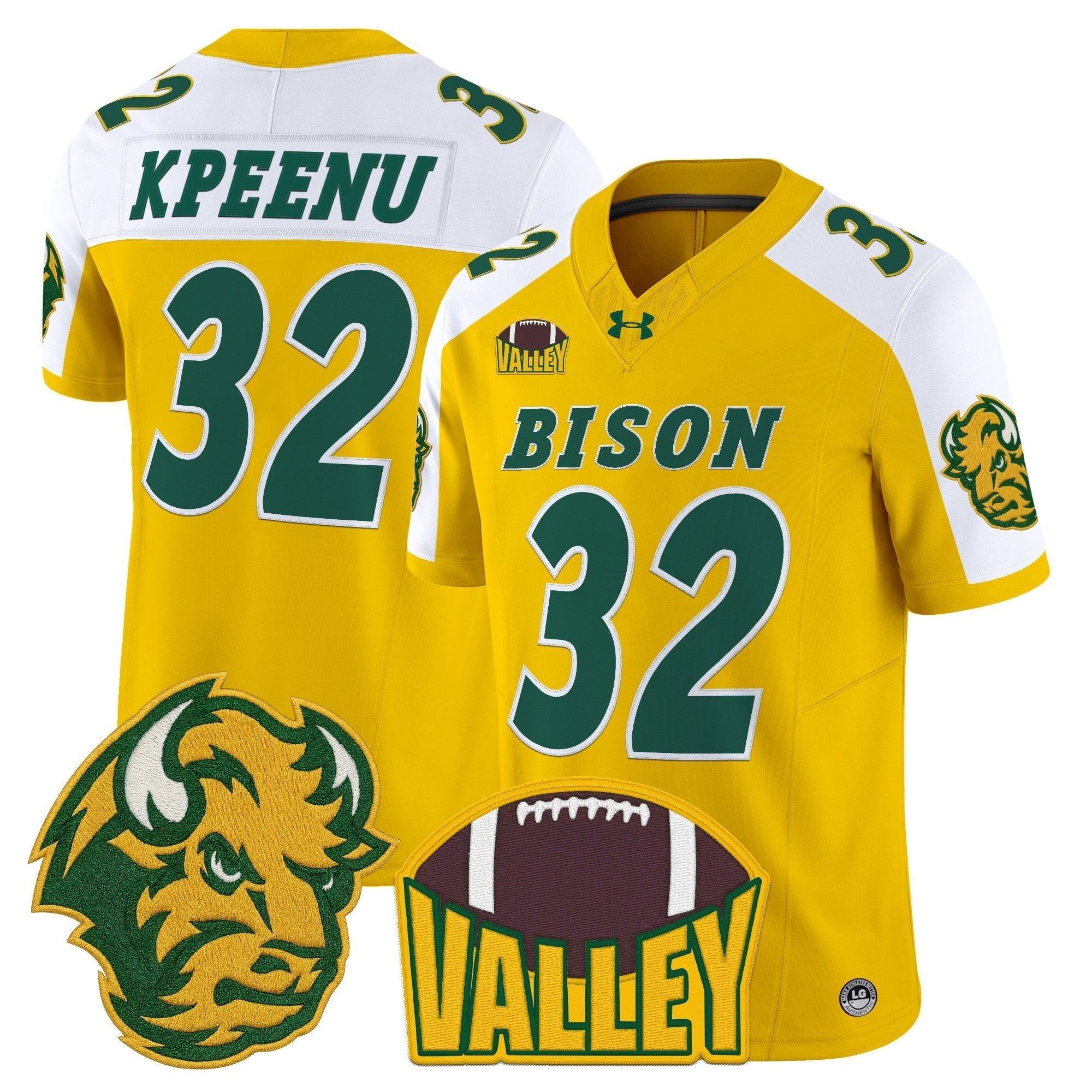 North Dakota State Bison 2025 Vapor Limited Jersey - All Stitched
