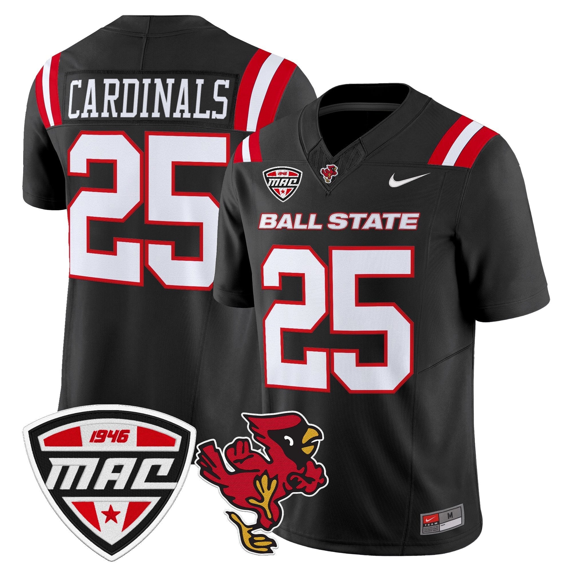 Men's Ball State Cardinals 2025 Vapor Limited Jersey - All Stitched