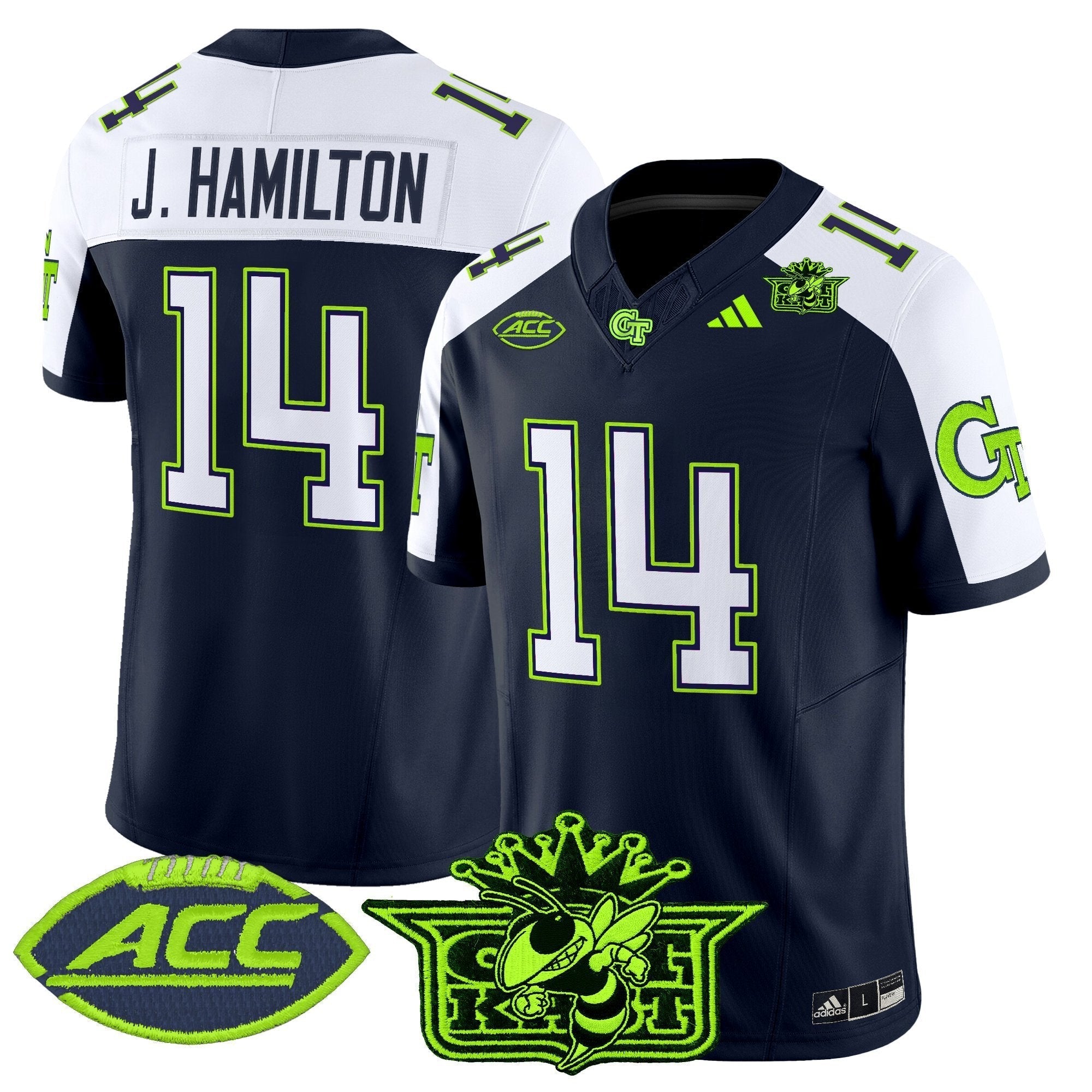 Outkast x Georgia Tech Yellow Jackets 2025 Atliens Vapor Limited Jersey - All Stitched