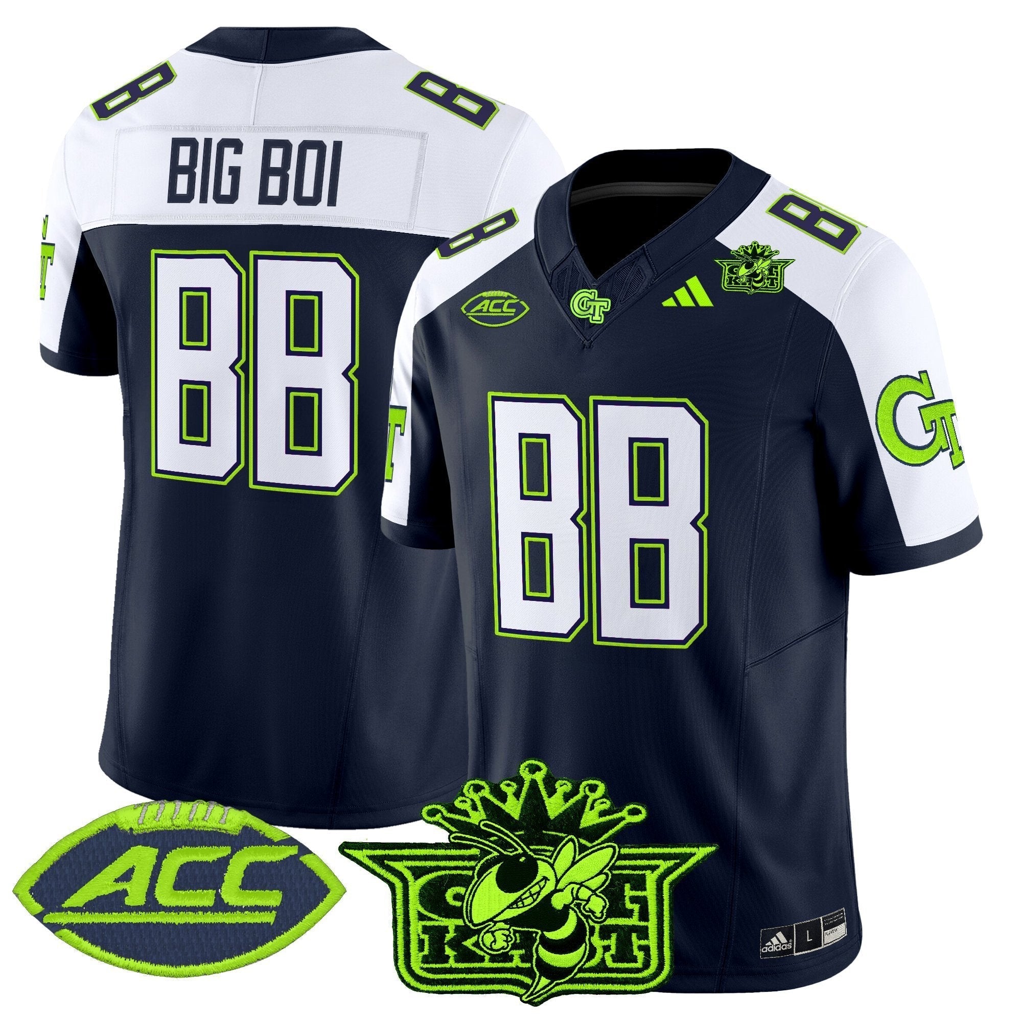 Outkast x Georgia Tech Yellow Jackets 2025 Atliens Vapor Limited Jersey - All Stitched