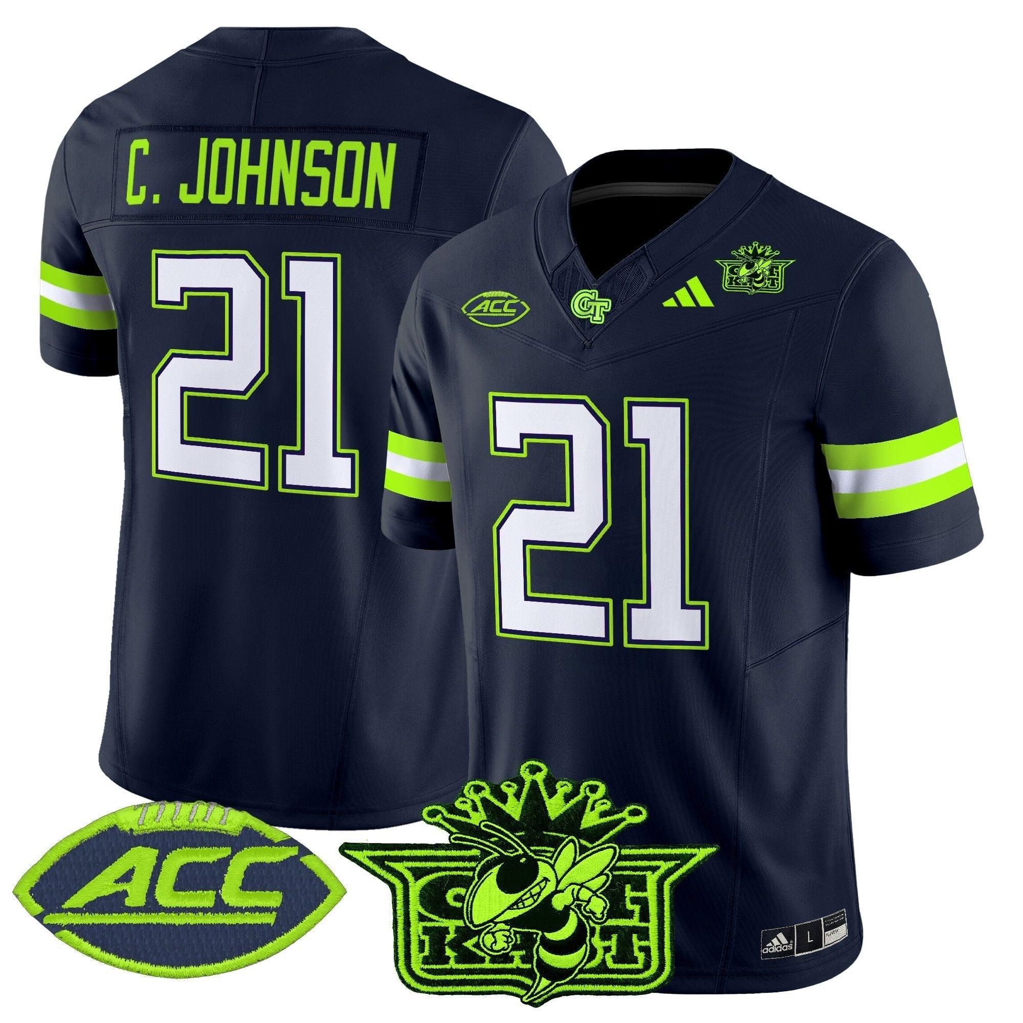 Outkast x Georgia Tech Yellow Jackets 2025 Atliens Vapor Limited Jersey - All Stitched