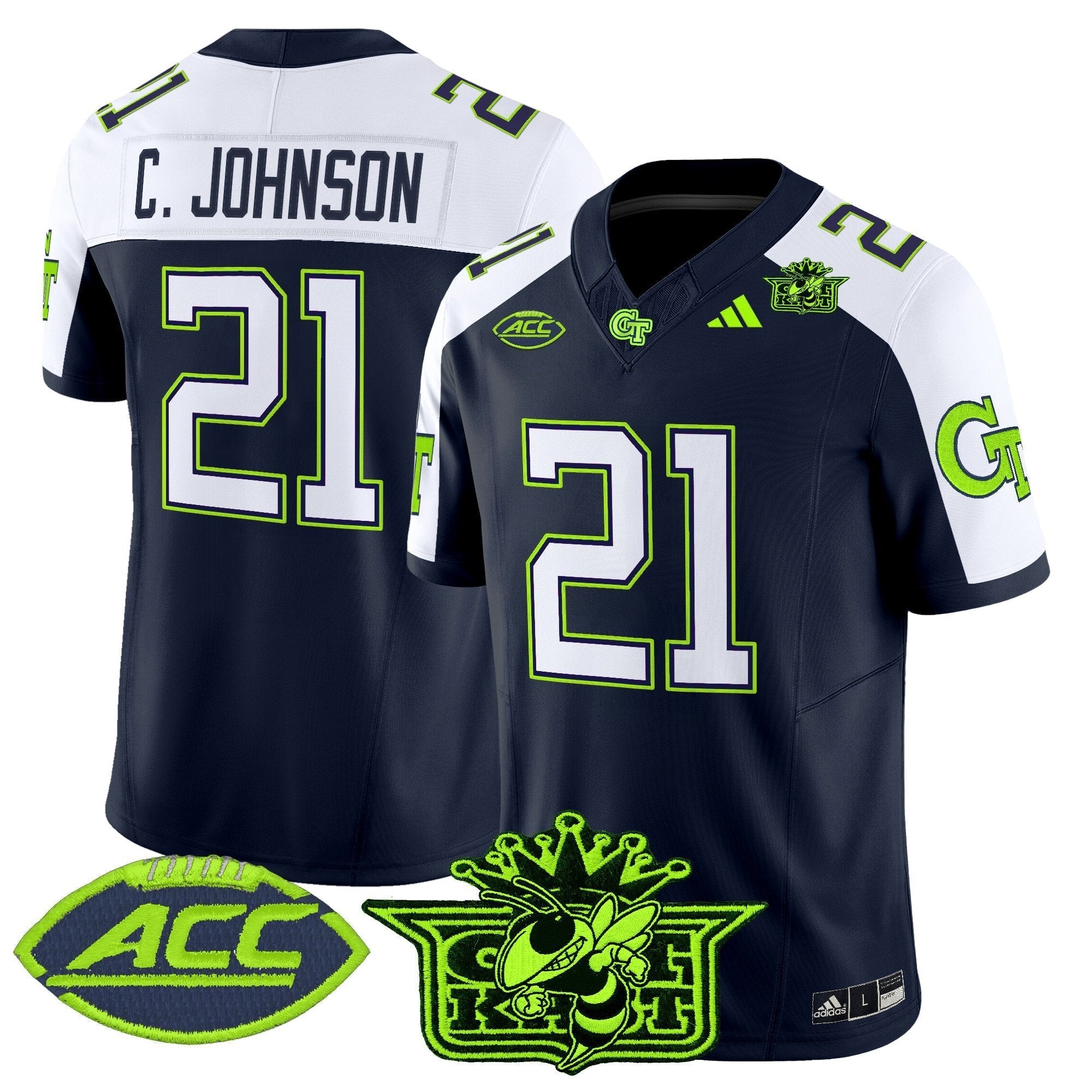 Outkast x Georgia Tech Yellow Jackets 2025 Atliens Vapor Limited Jersey - All Stitched