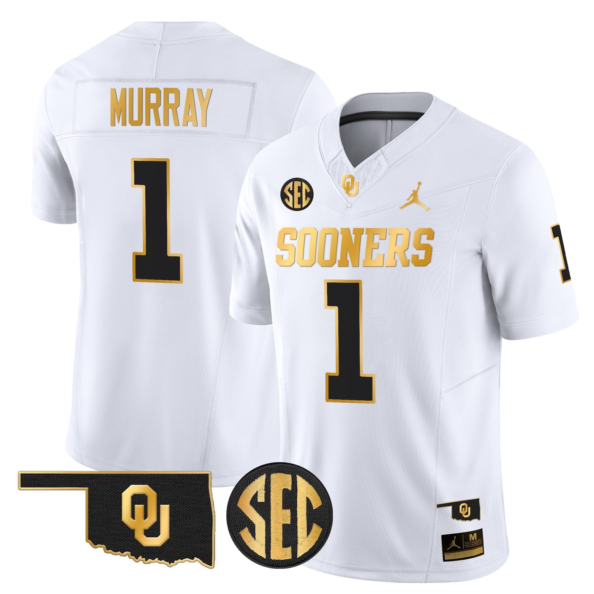 Oklahoma Sooners 2025 Gold Vapor Limited Jersey - All Stitched